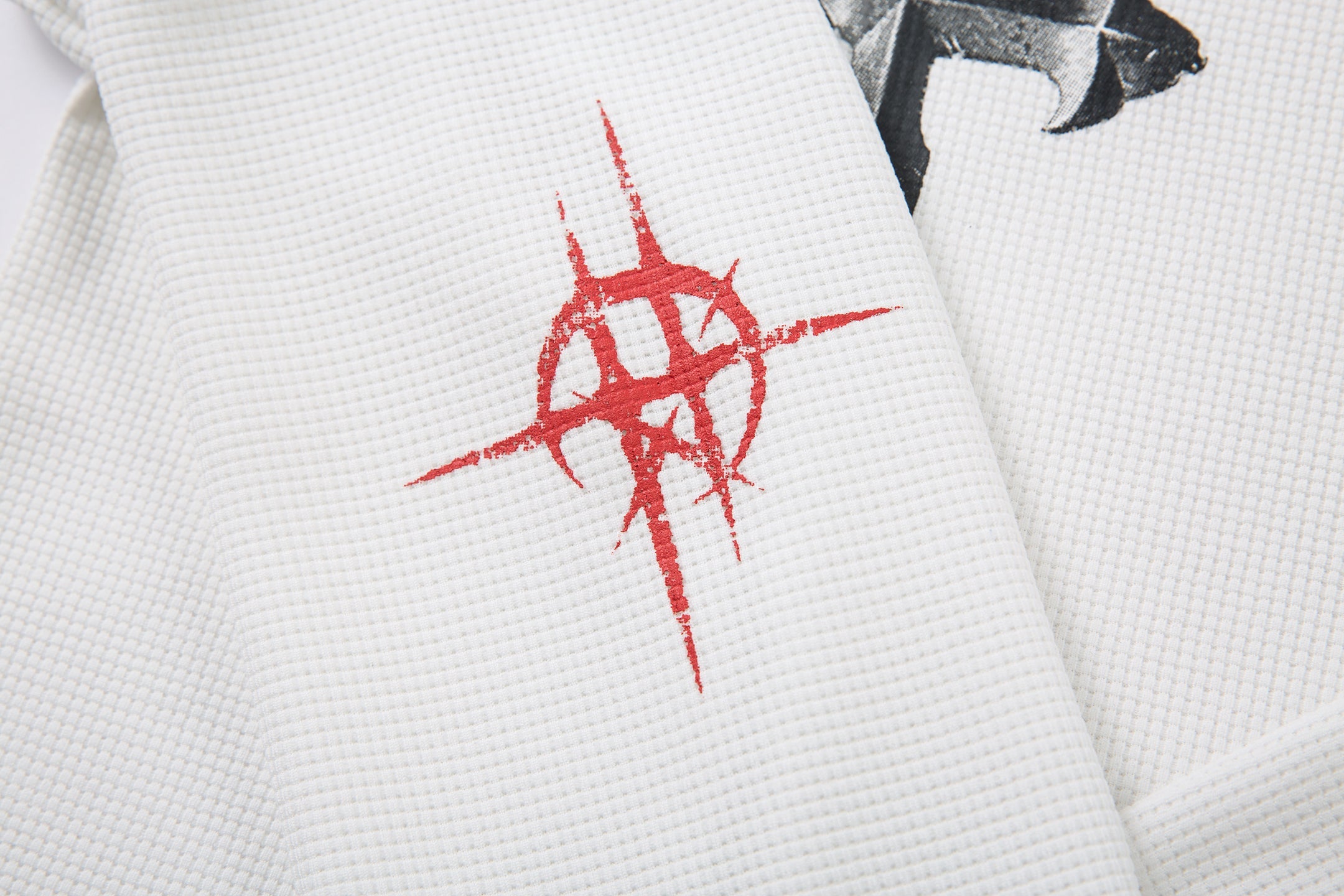 Gothic Cross Long Sleeve Graphic Tee | Dark Streetwear