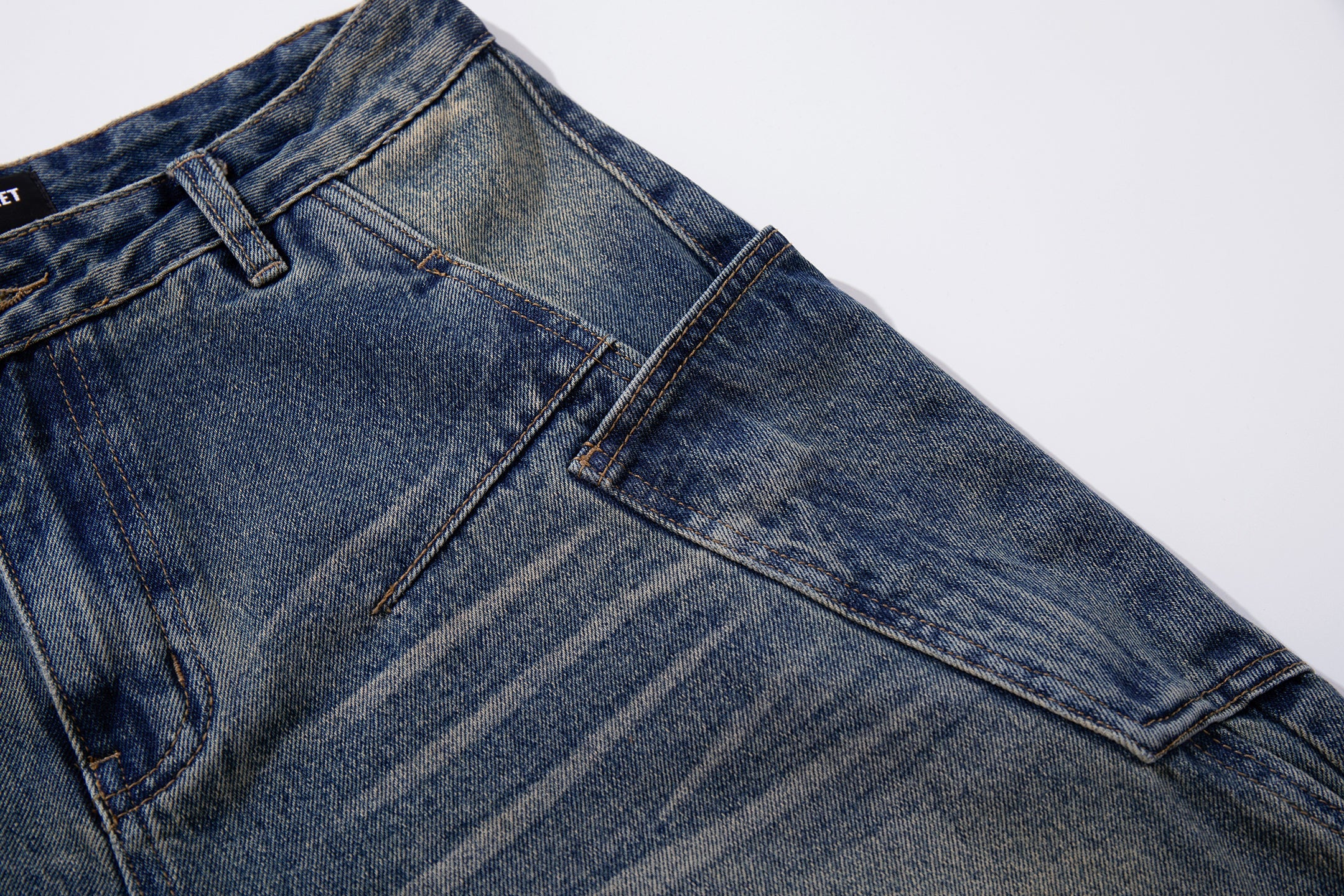 Omirad Vintage Whisker Wide-Leg Jeans | Streetwear Denim