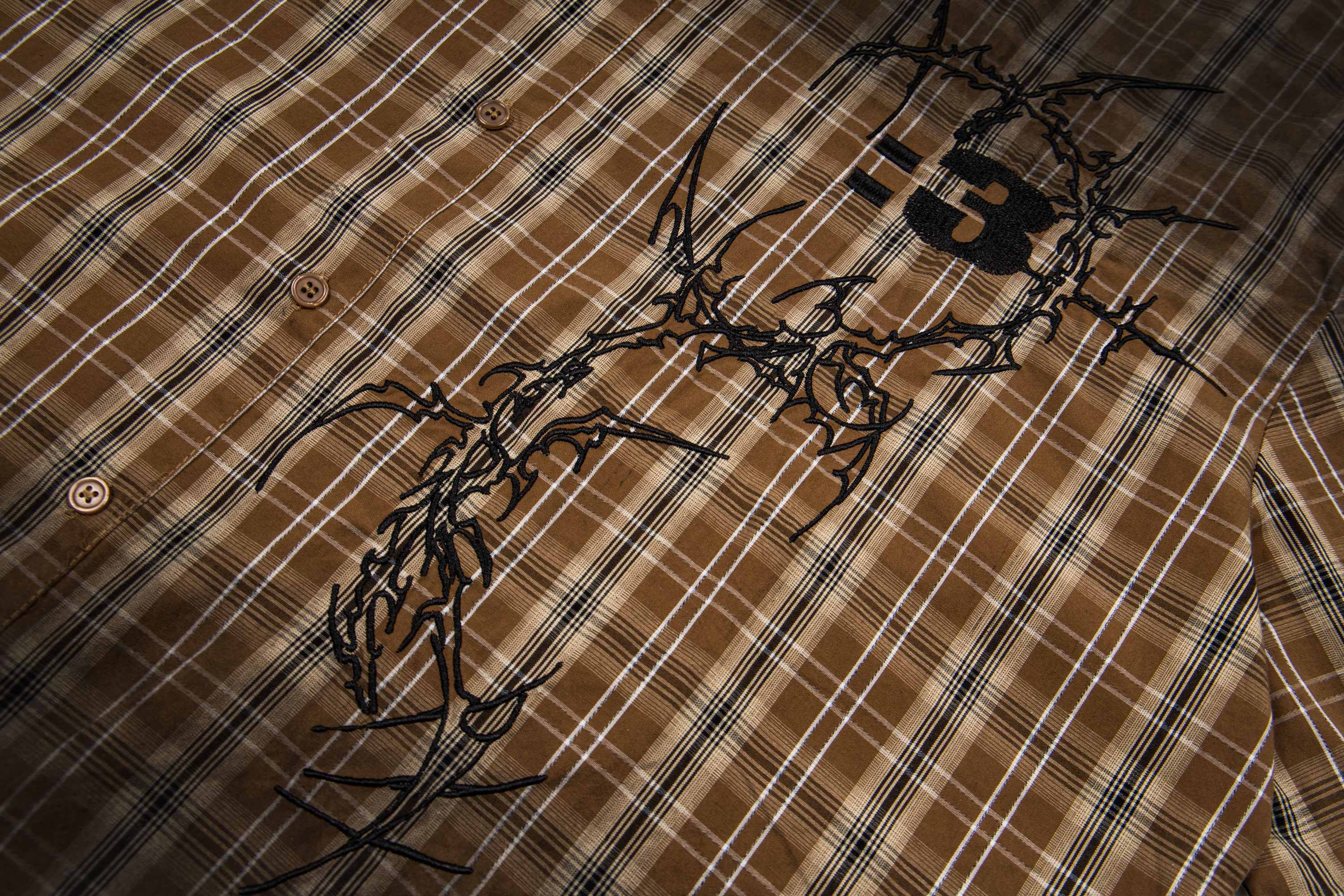 Omirad Vintage Plaid Graphic Shirt | Retro Streetwear