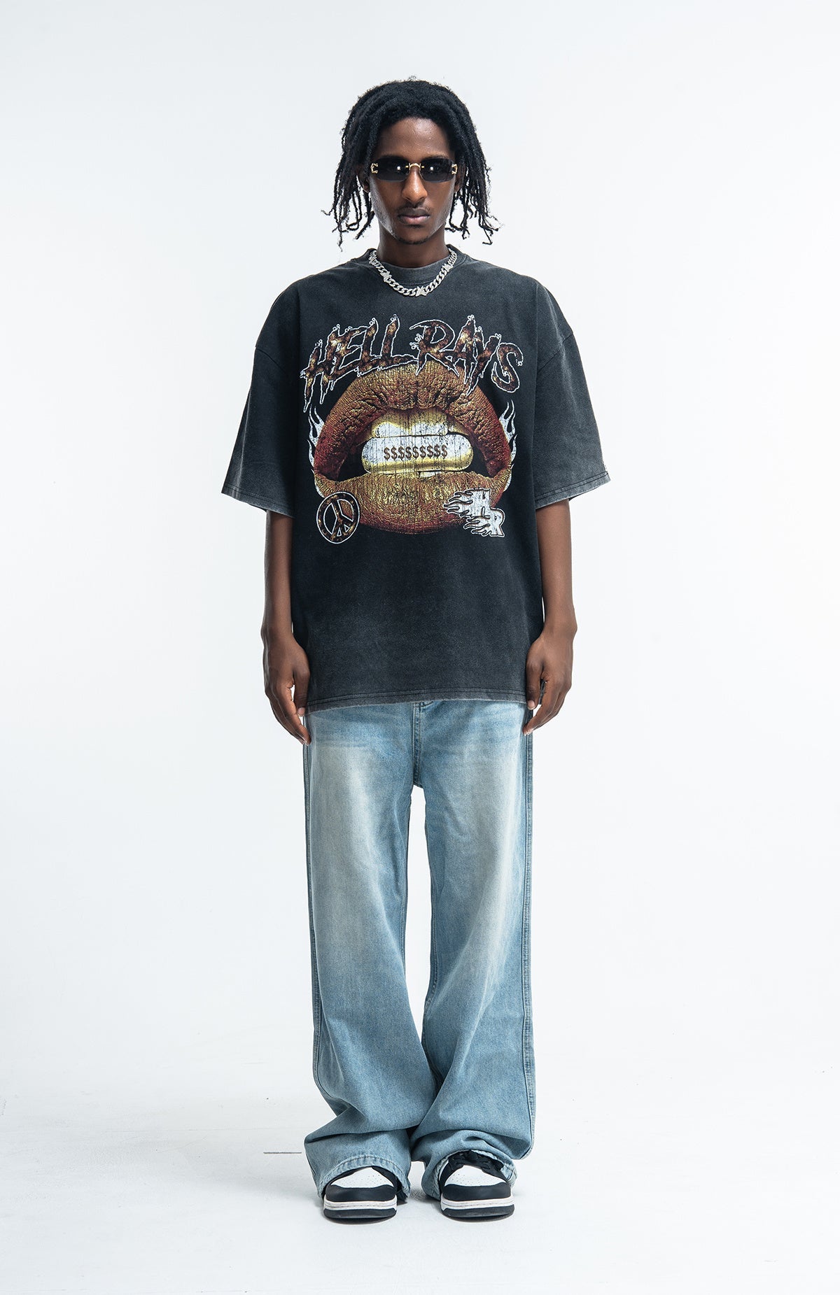 Omirad Hellrays Graphic Tee | Vintage Washed Streetwear