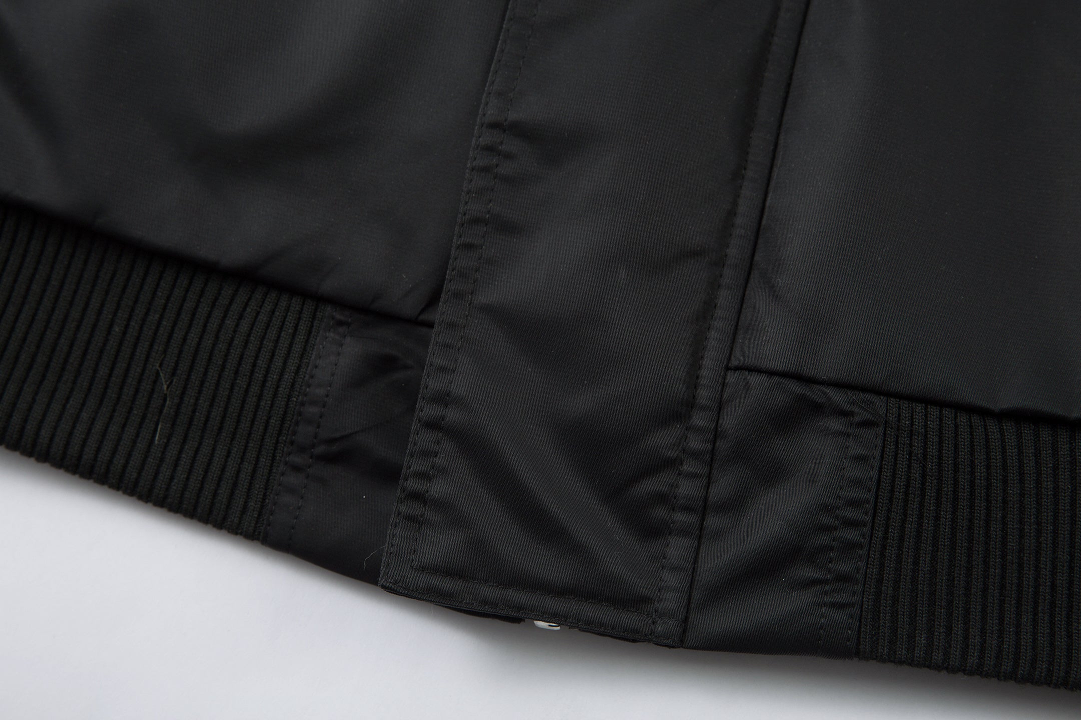 Omirad Toggle-Lock Faux Fur Hood Bomber Jacket | Black