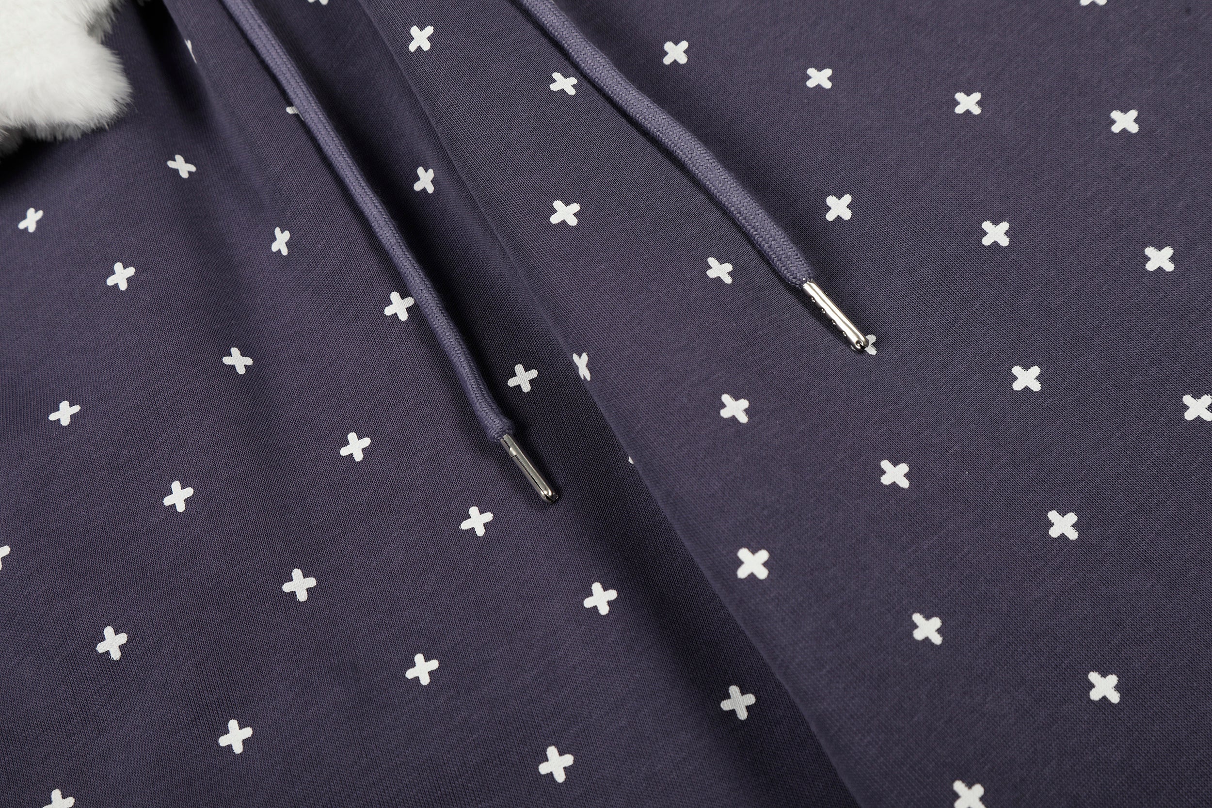 Star Print Wide-Leg Sweatpants with Plush Star Charm