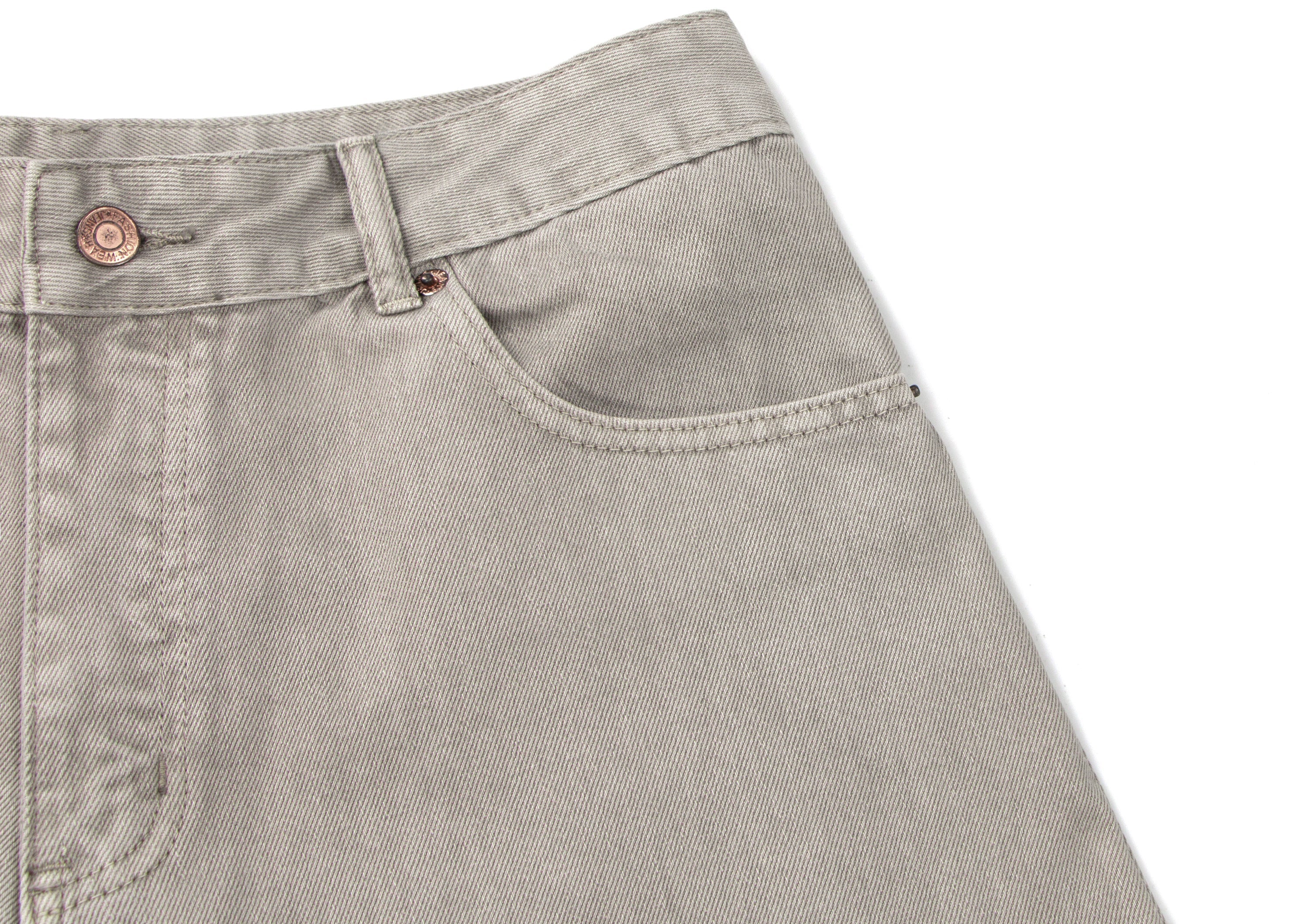 Panel Washed Wide-Leg Denim Pants | Streetwear Jeans