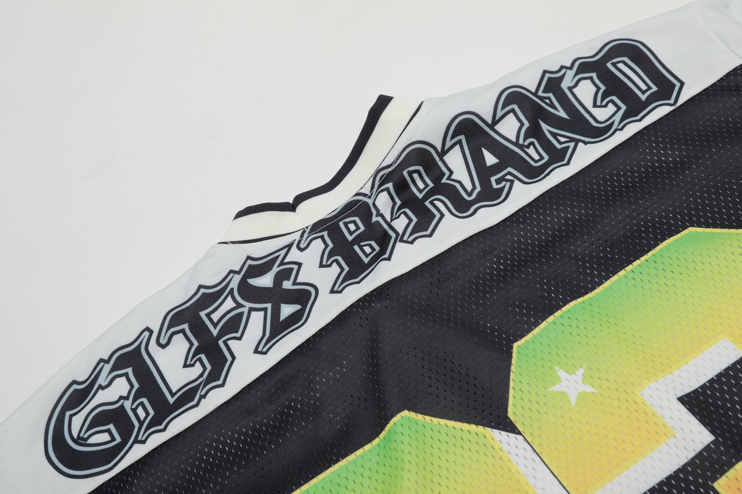 Rainbow Gradient Number 23 Football Jersey Top | GLFS Club
