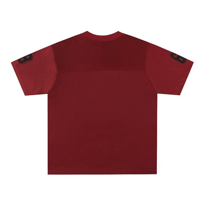 Varsity Star Football Jersey #68 | Streetwear Mesh Sports Tee