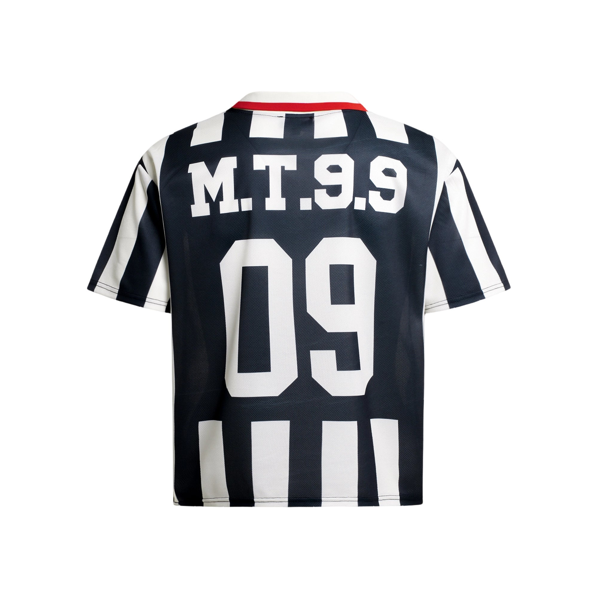 Retro Striped Varsity Soccer Jersey | Bold Streetwear Fit