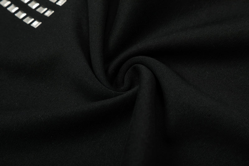 Omirad Studded Cross Wide-Leg Sweatpants | Black