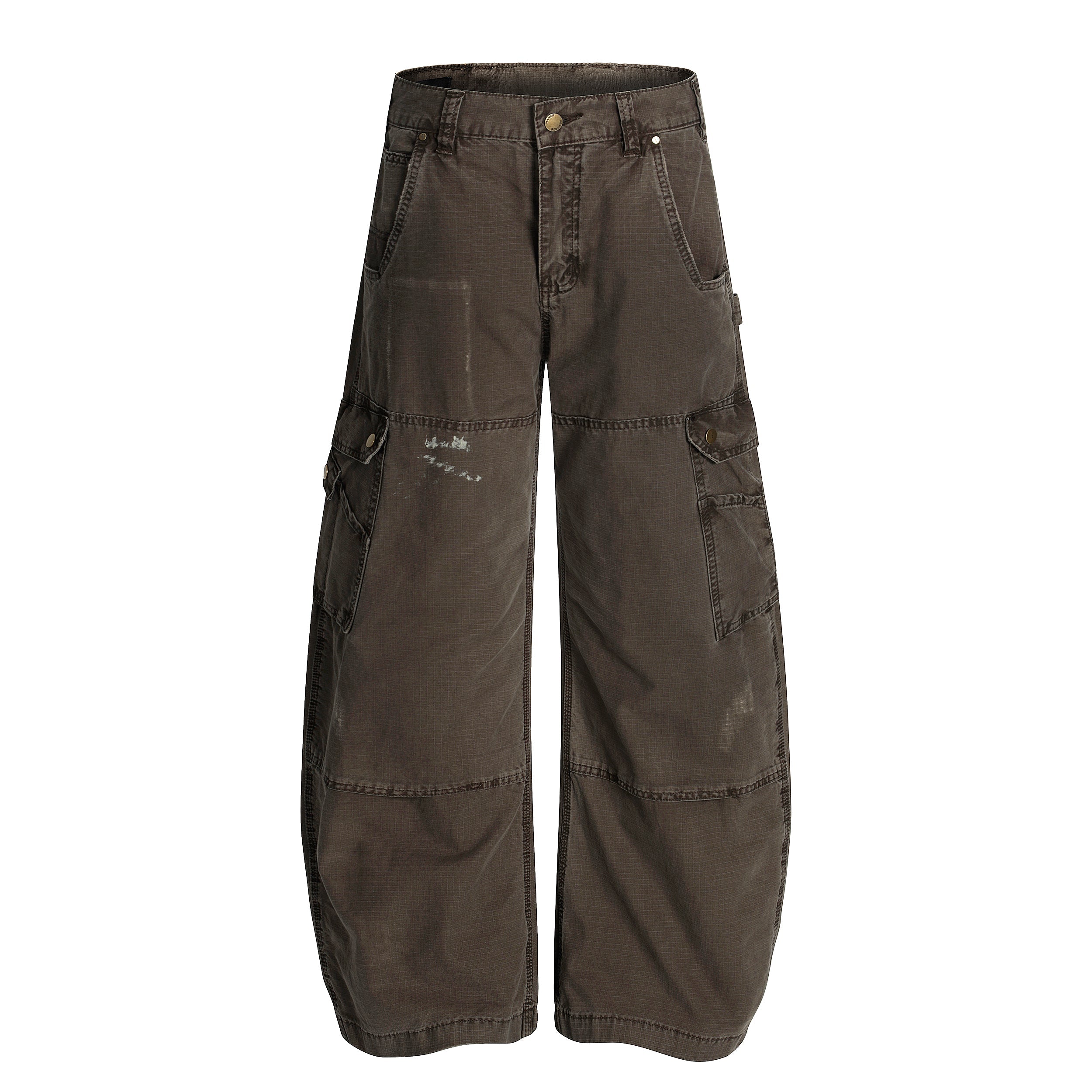 Omirad Distressed Cargo Pants | Wide-Leg Utility Streetwear
