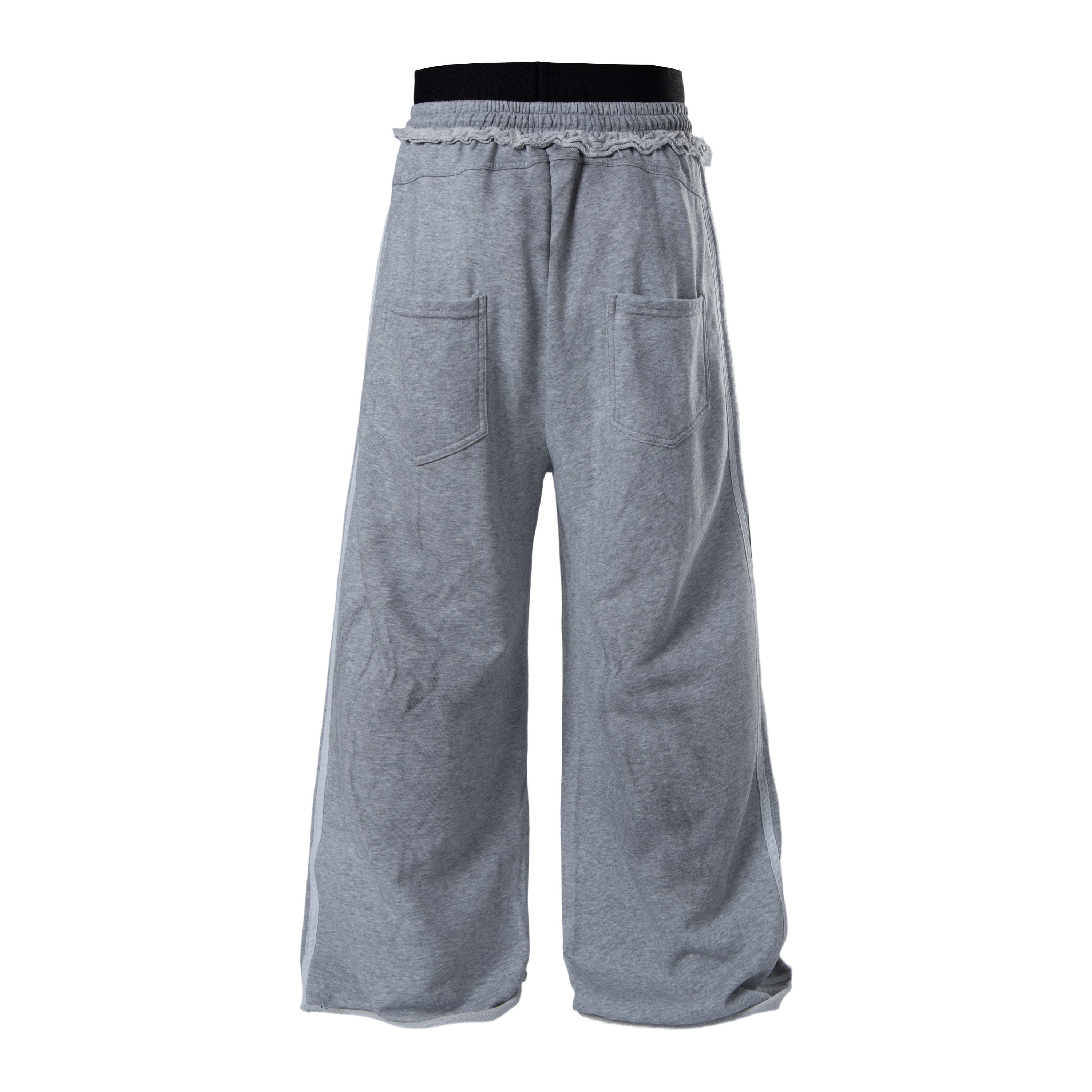 Script Graffiti Wide-Leg Sweatpants | Streetwear Joggers