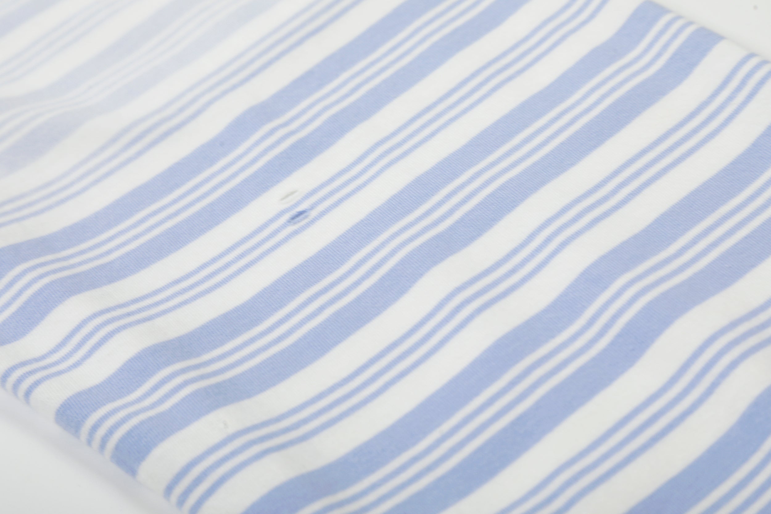 Men's Striped Long Sleeve Polo Shirt | Relaxed Fit Cotton
