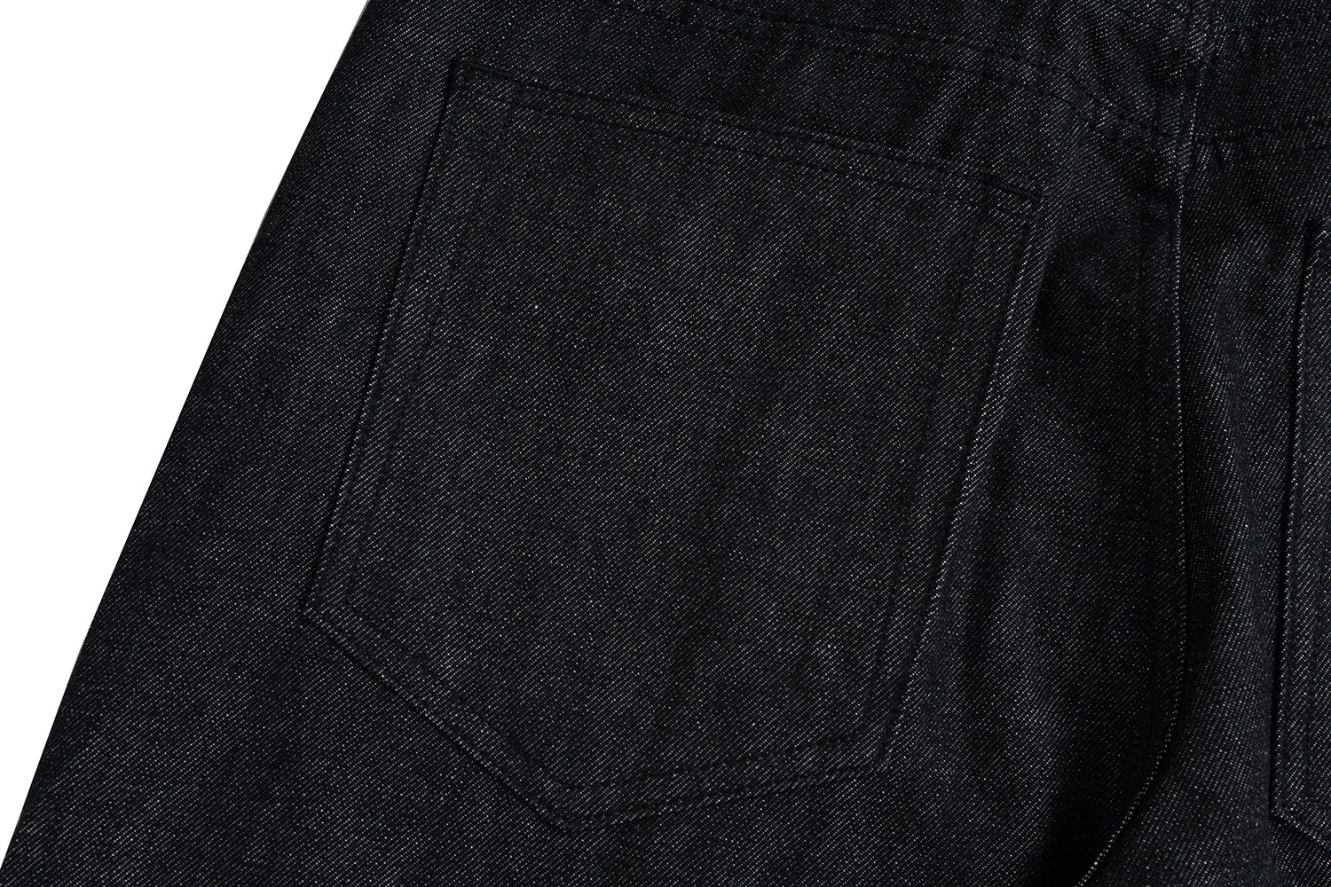 Omirad High-Rise Button Fly Wide-Leg Raw Denim Jeans
