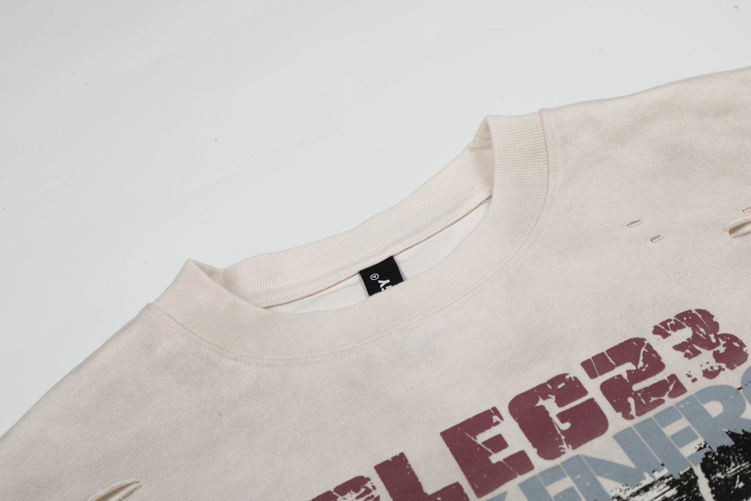 Omirad Wild Noise Vintage Distressed Graphic Band Tee