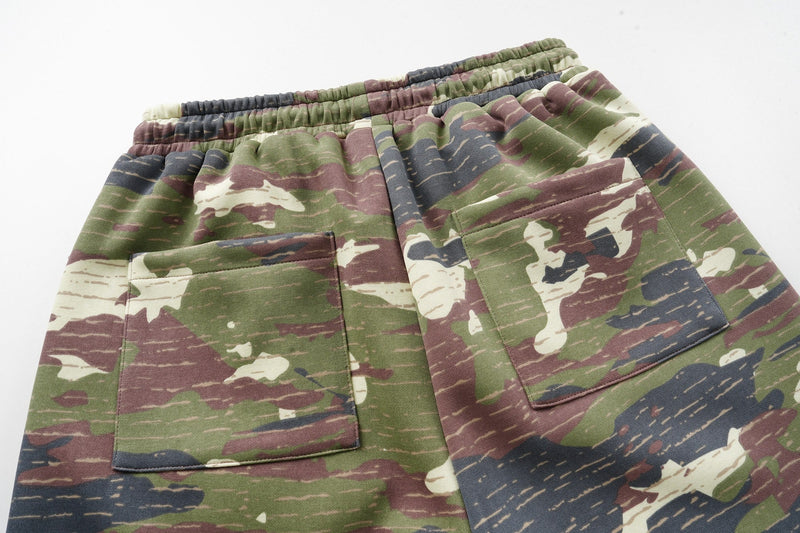 Vintage Camo Wide-Leg Lounge Pants | Oversized Streetwear