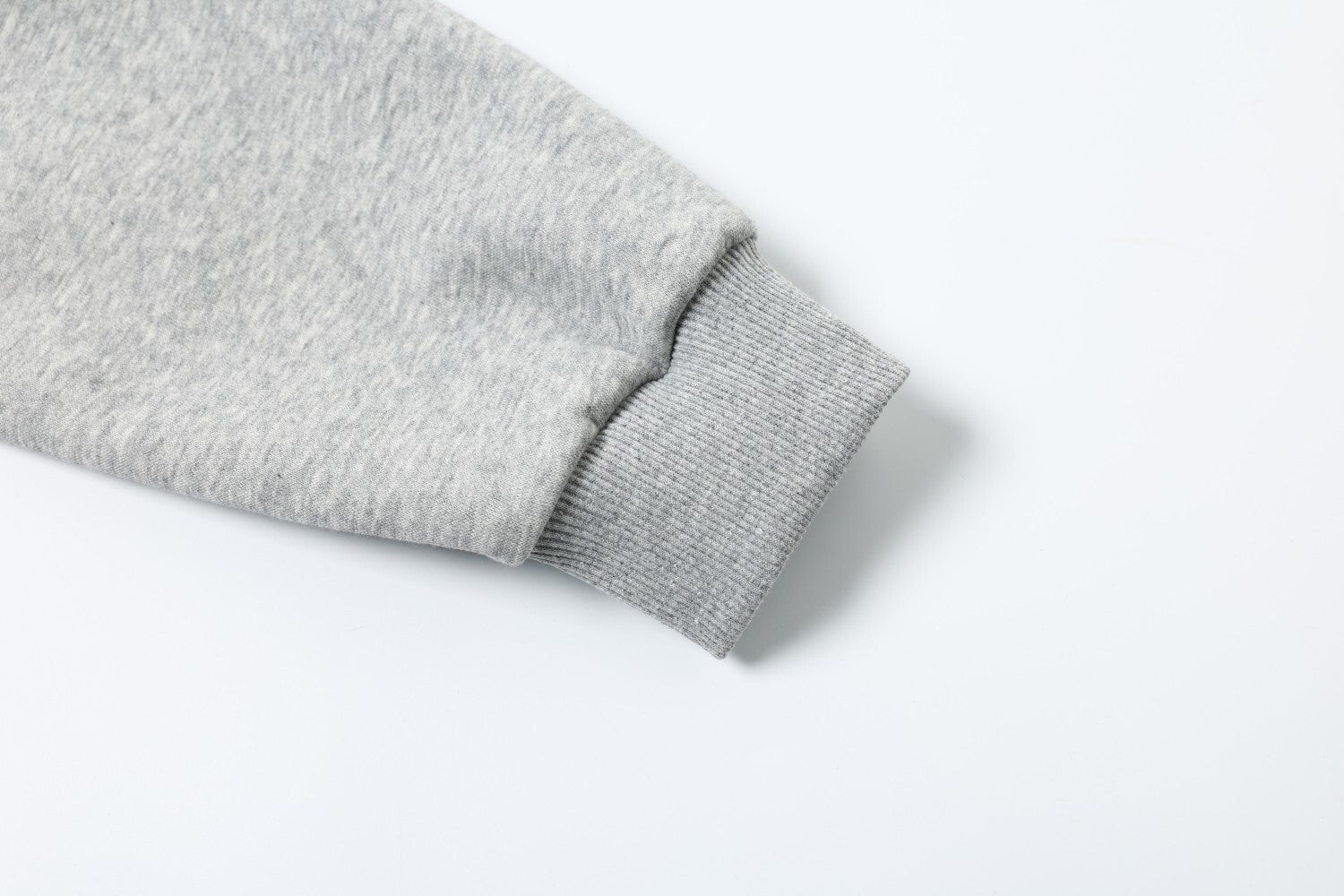 Patchwork Polo Sweatshirt with Contrast Denim Collar