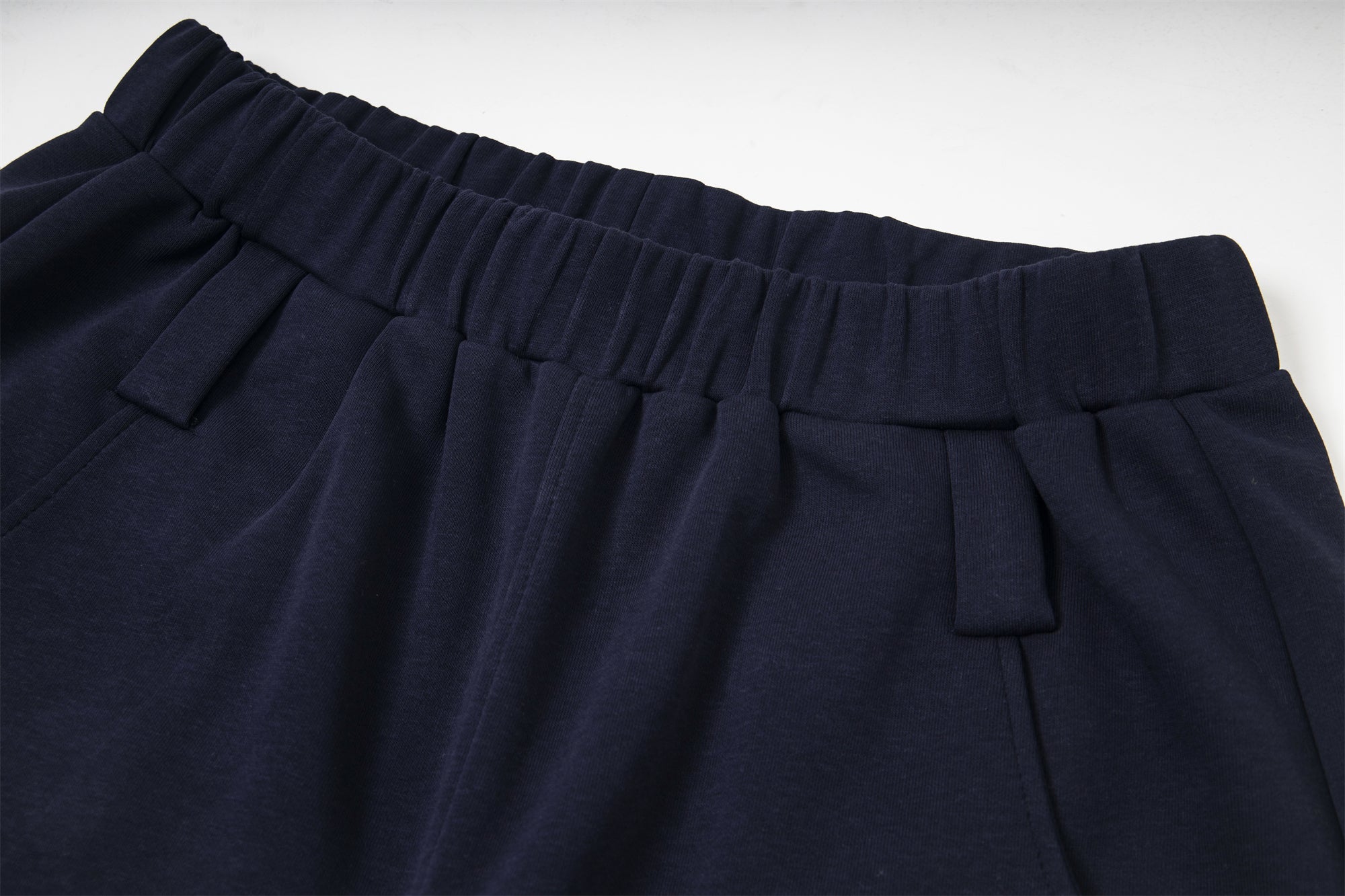 Plaid-Tied Wide-Leg Sweatpants with Chenille Patch | Makenochoice