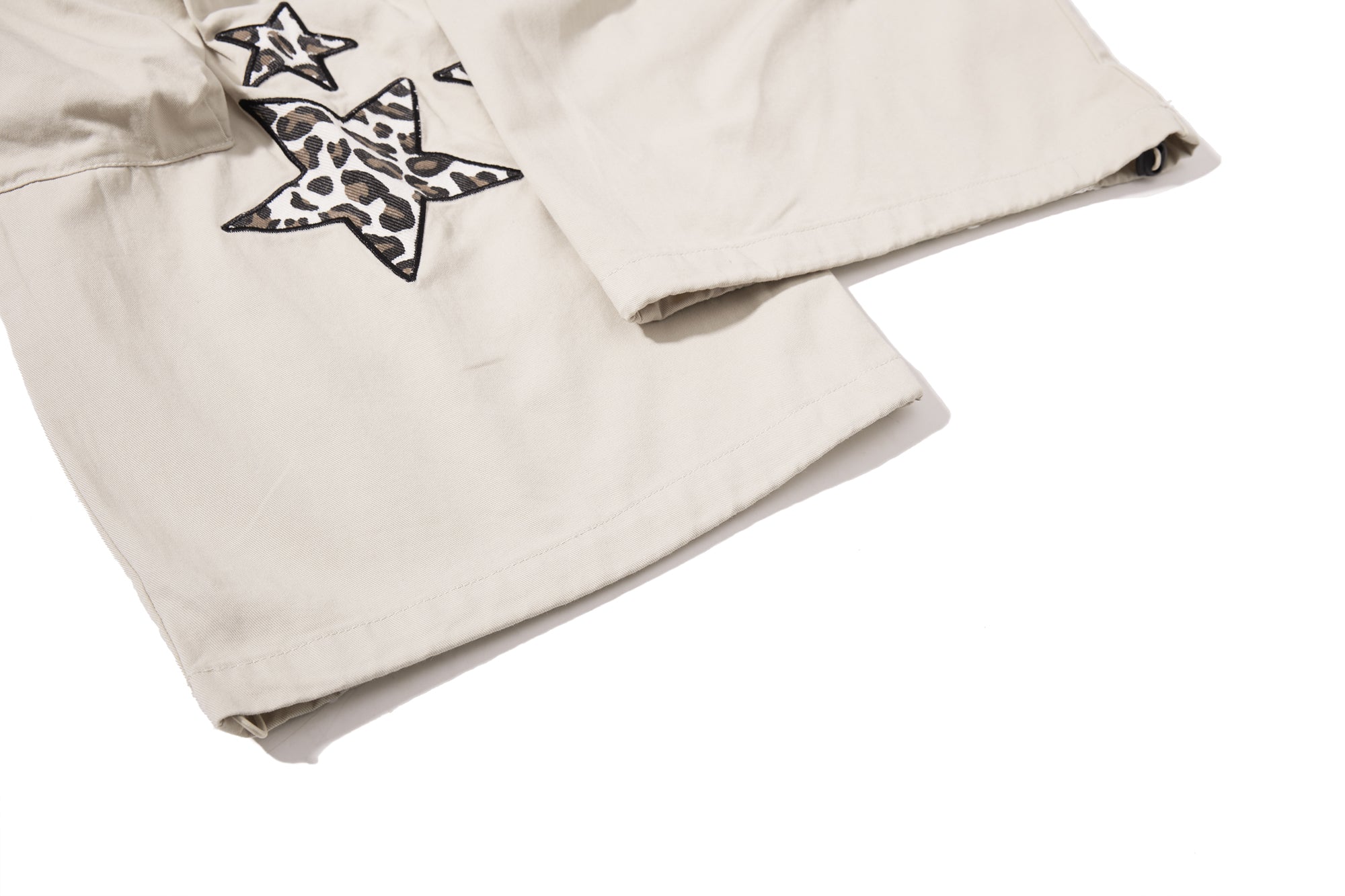 Leopard Star Multi-Pocket Cargo Pants | Y2K Streetwear