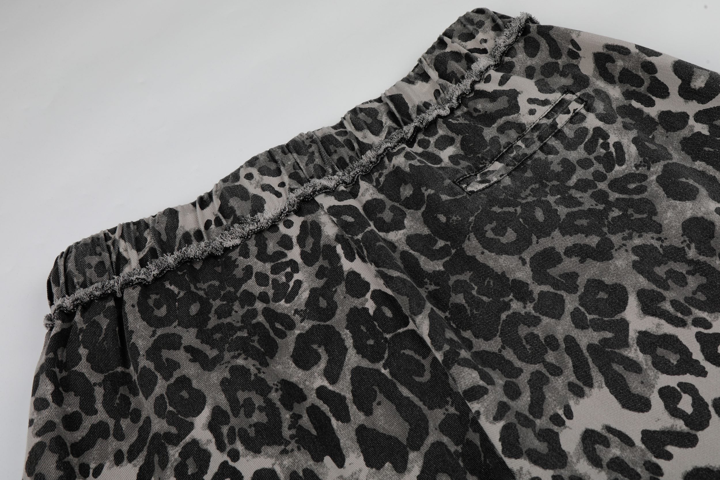 Omirad Leopard Skull Wide-Leg Pants | Y2K Streetwear