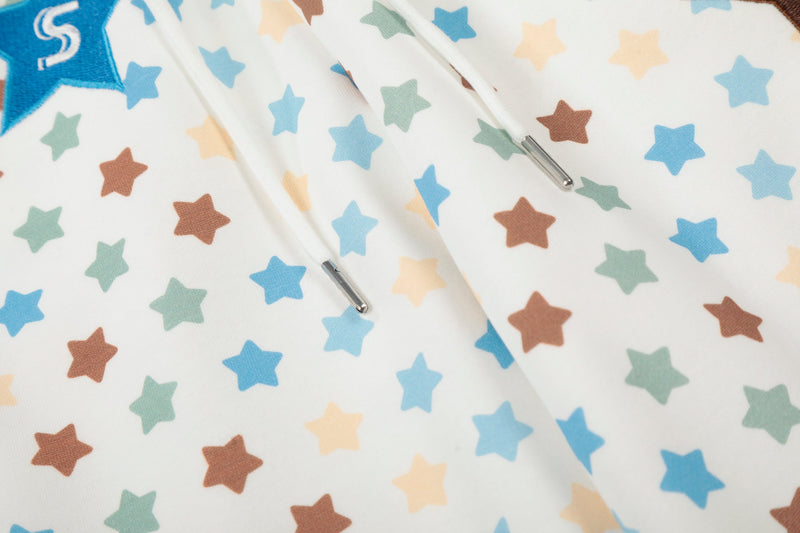 Omirad Multi-Star Wide-Leg Pants | Colorful Star Print Streetwear