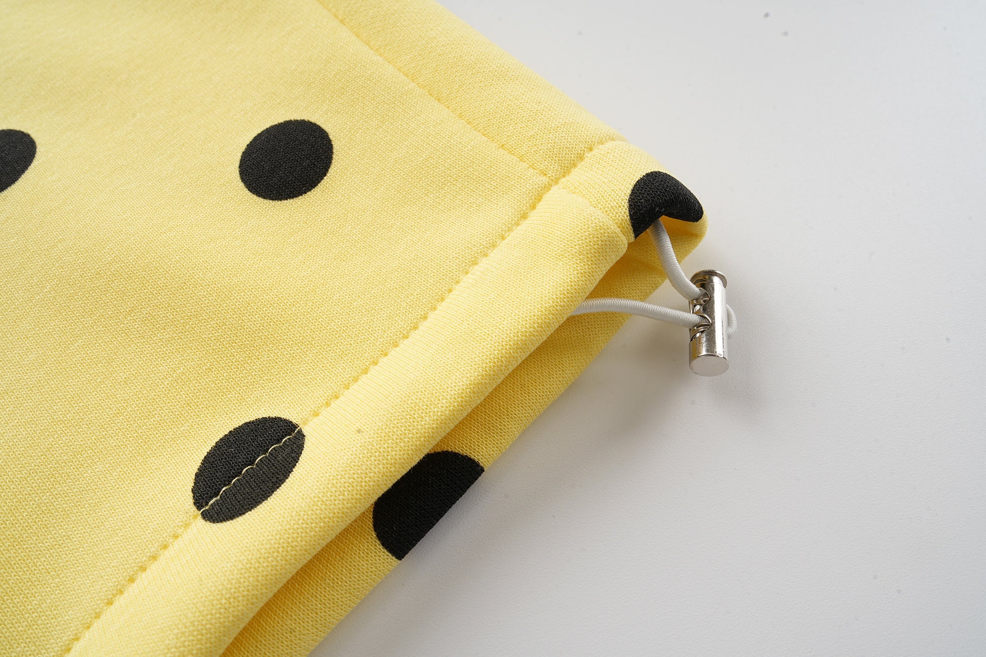 Omirad Polka Dot Wide-Leg Pants | Yellow & Black Cotton