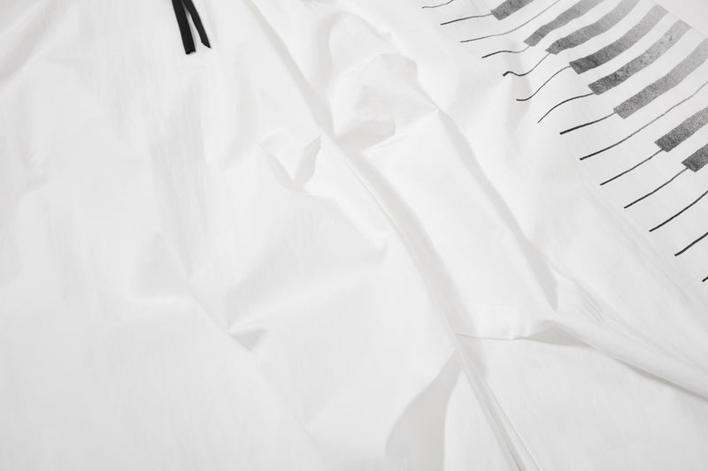 Omirad Piano Keys Balloon Pants | Wide Leg Streetwear Trousers