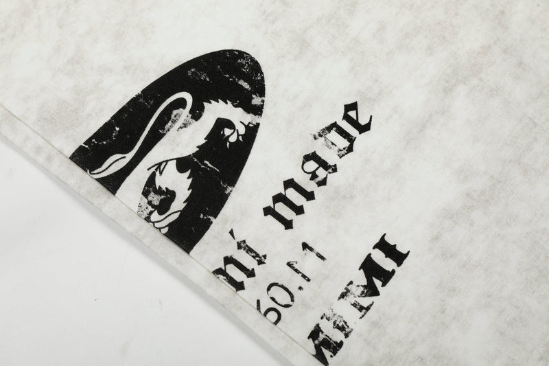 Omirad Vintage Wash Gothic Graphic Sweatpants | Wide Leg