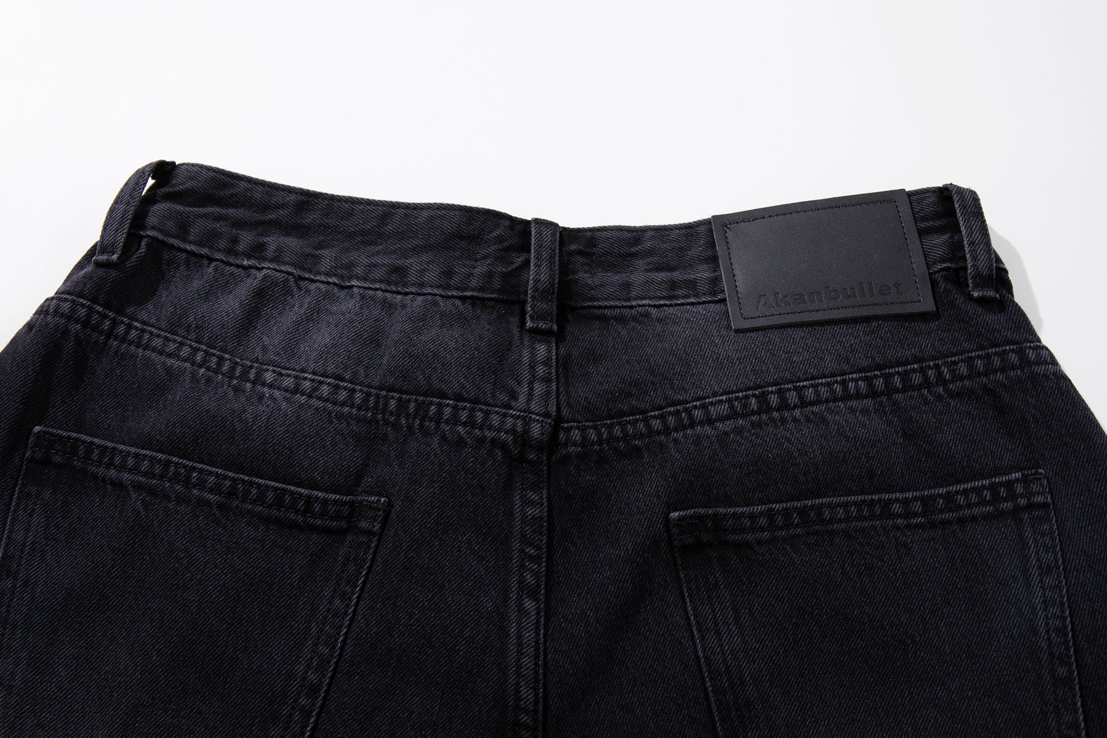 Omirad Split-Panel Utility Wide-Leg Jeans | Dark Wash