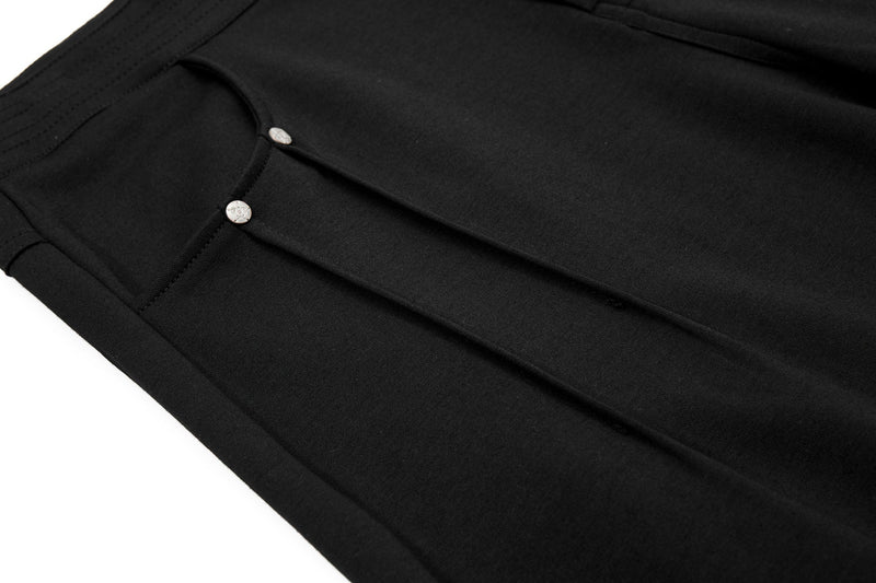 Omirad Flow Wide-Leg Pants | Oversized Draped Cotton Trousers