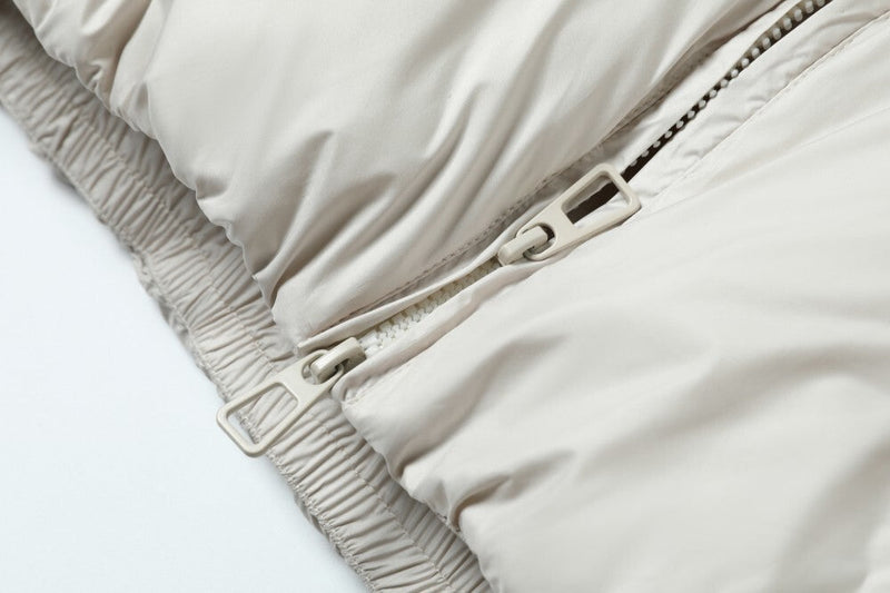 Omirad Wave-Stitch Hooded Puffer Jacket | Men's Winter Coat