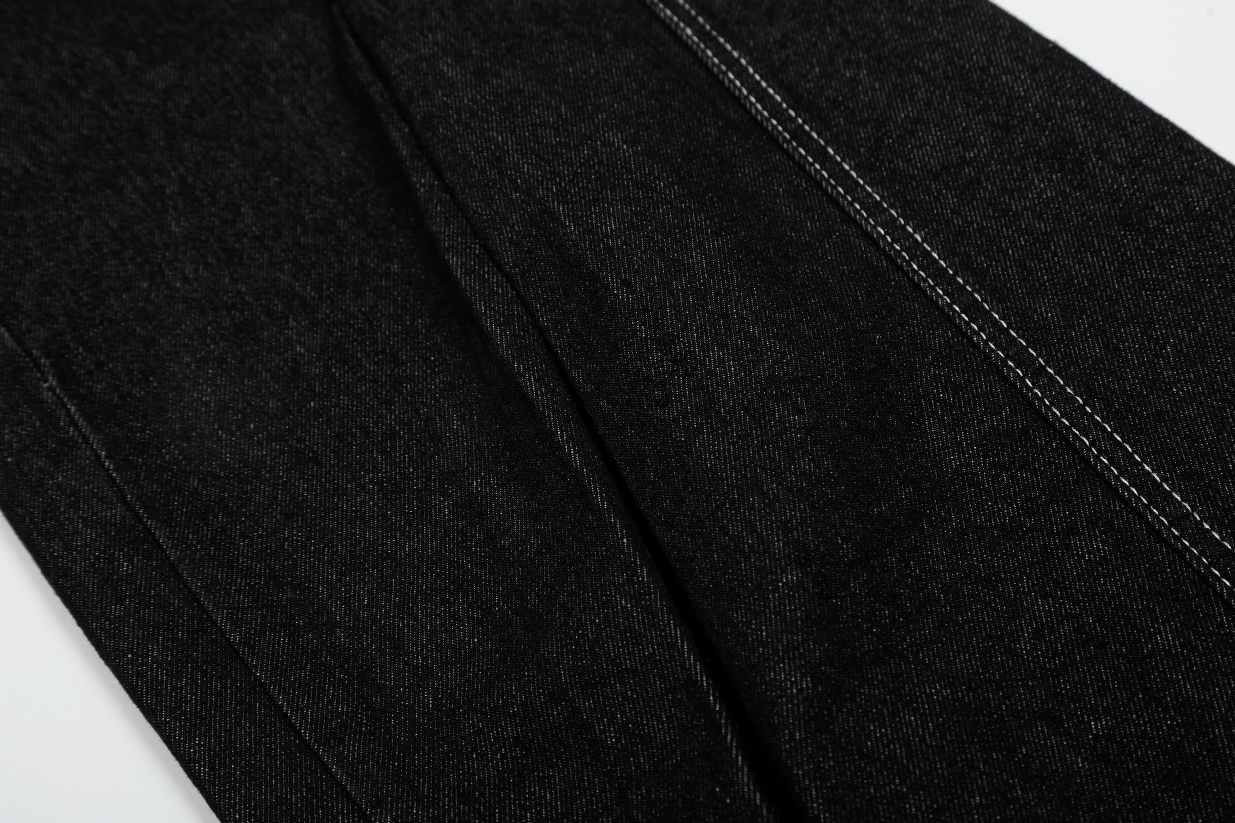 Omirad Contrast-Stitch Wide-Leg Jeans | Bold Denim Silhouette