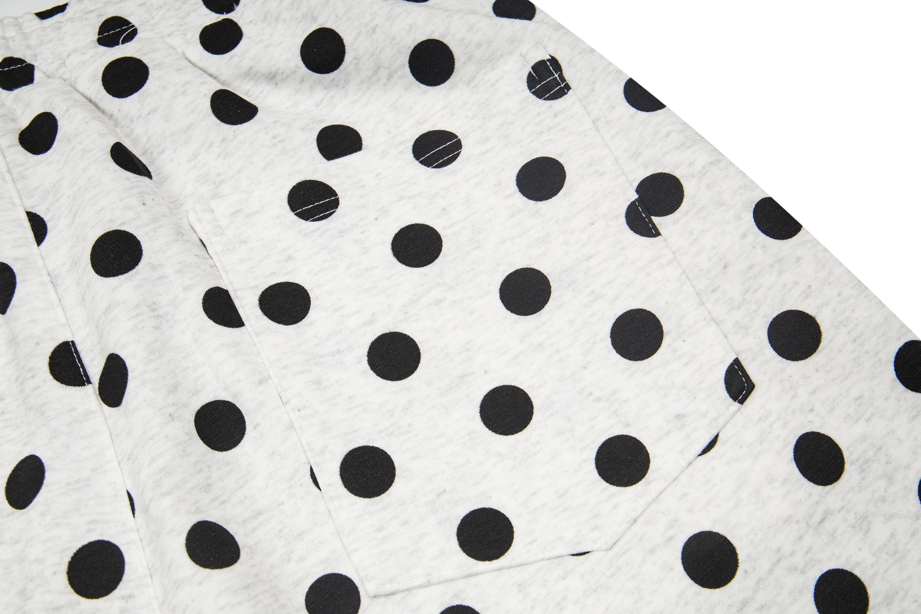 Battle Kid Polka Dot Wide-Leg Cargo Pants with Charms