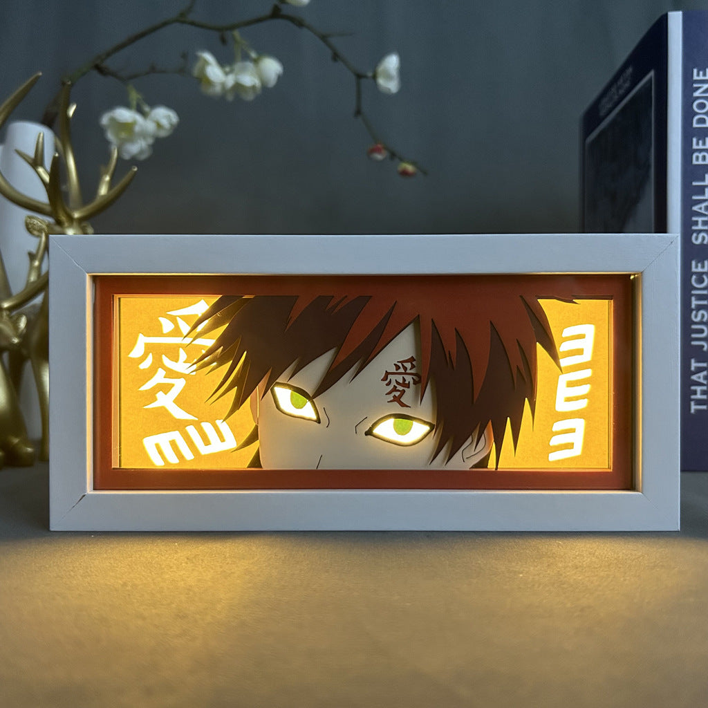 This Naruto Anime Light Box features Gaara&