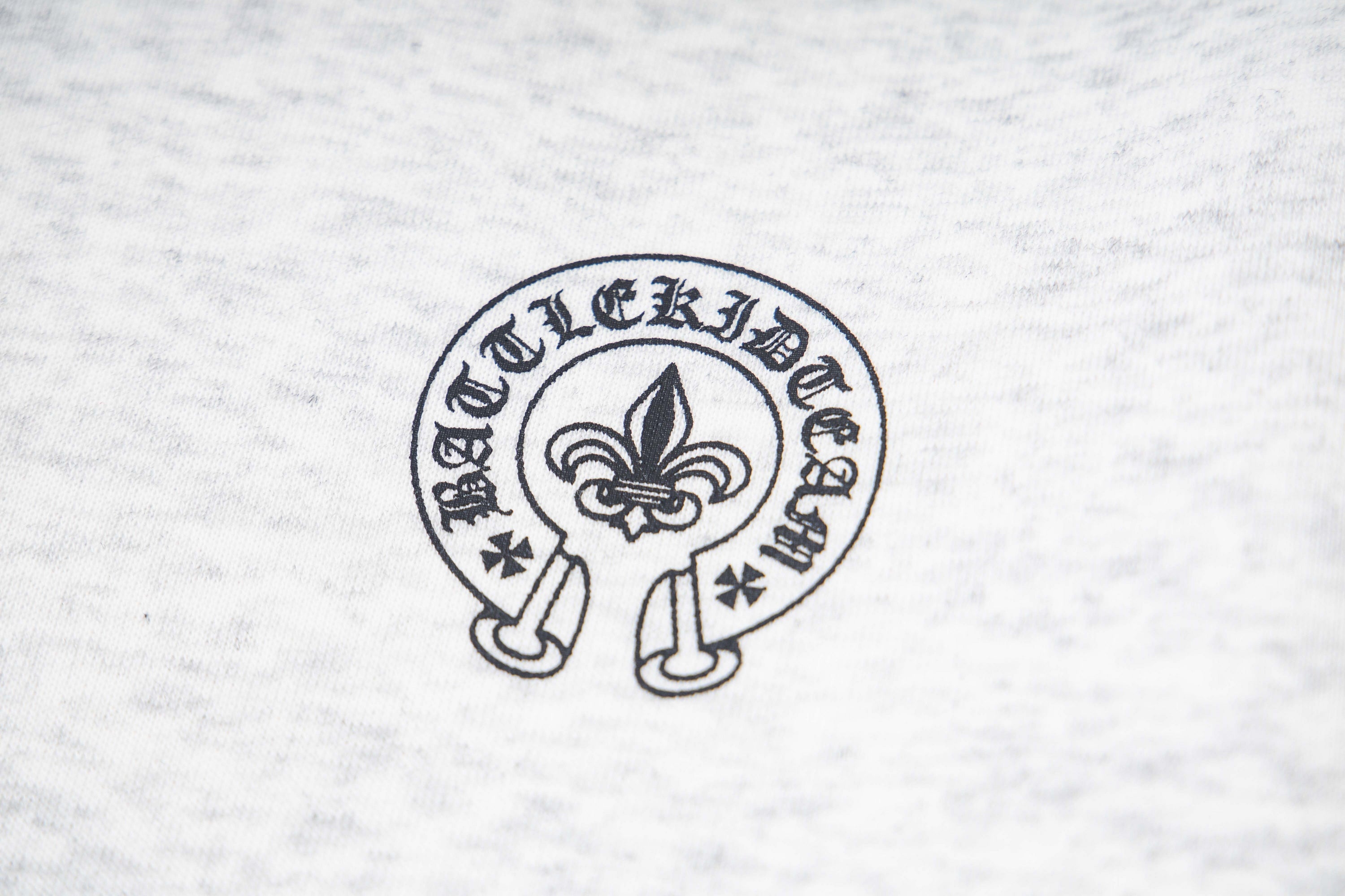Gothic Letter Zip-Up Hoodie | Streetwear Crest Graphic