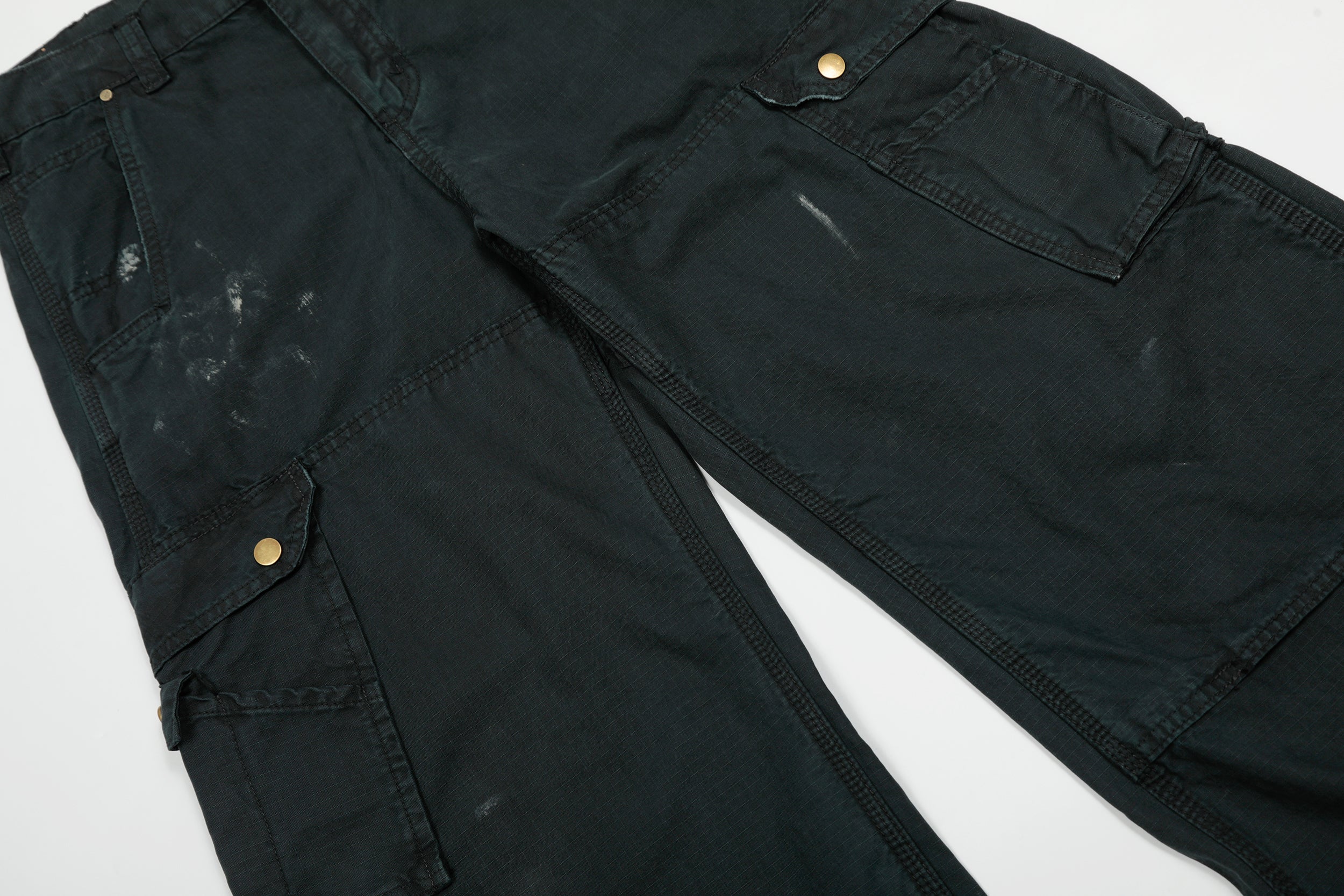 Omirad Distressed Cargo Pants | Wide-Leg Utility Streetwear