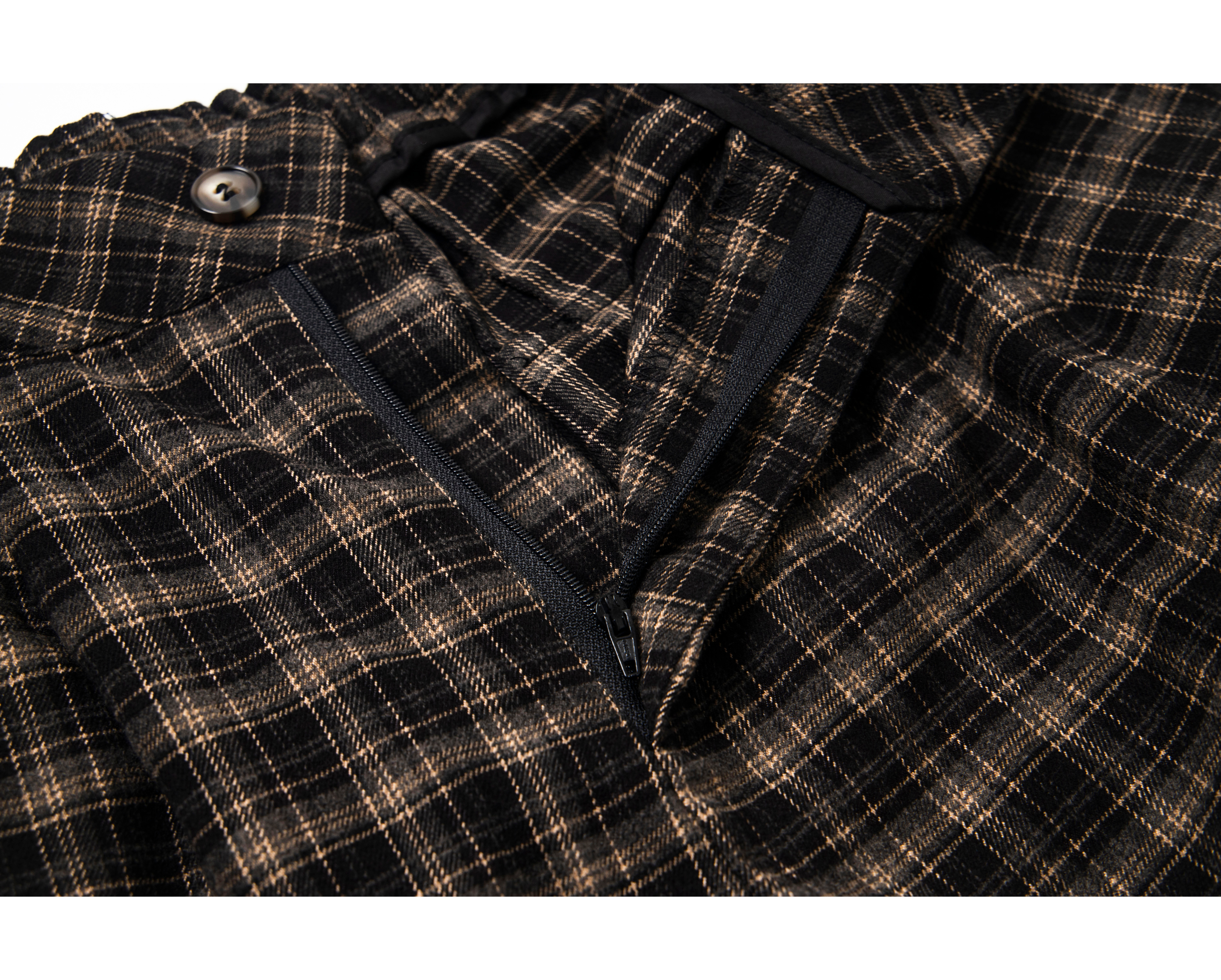 Omirad Plaid Cargo Shorts | Streetwear Knee-Length Fit