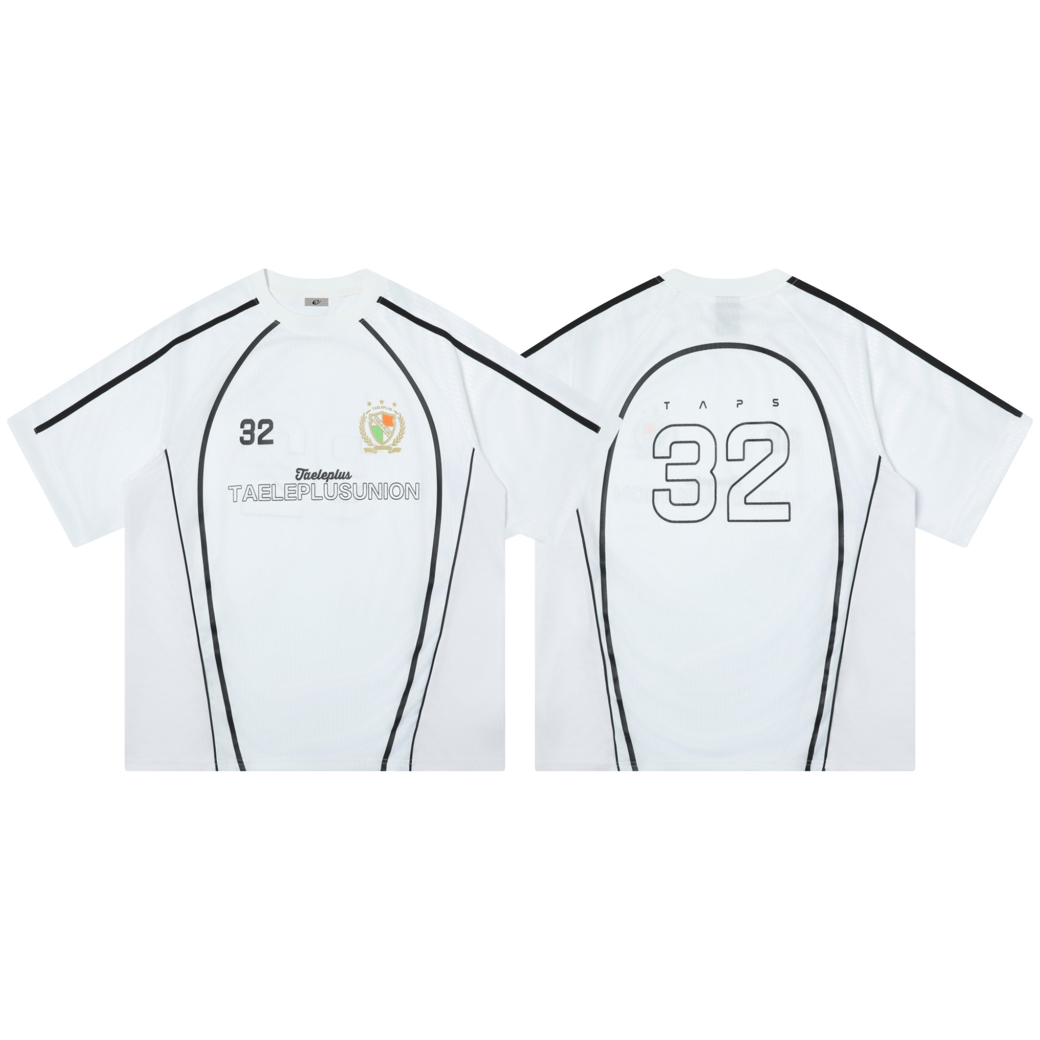 Taeleplus Union 32 Sports Jersey Tee | Streetwear Soccer Shirt