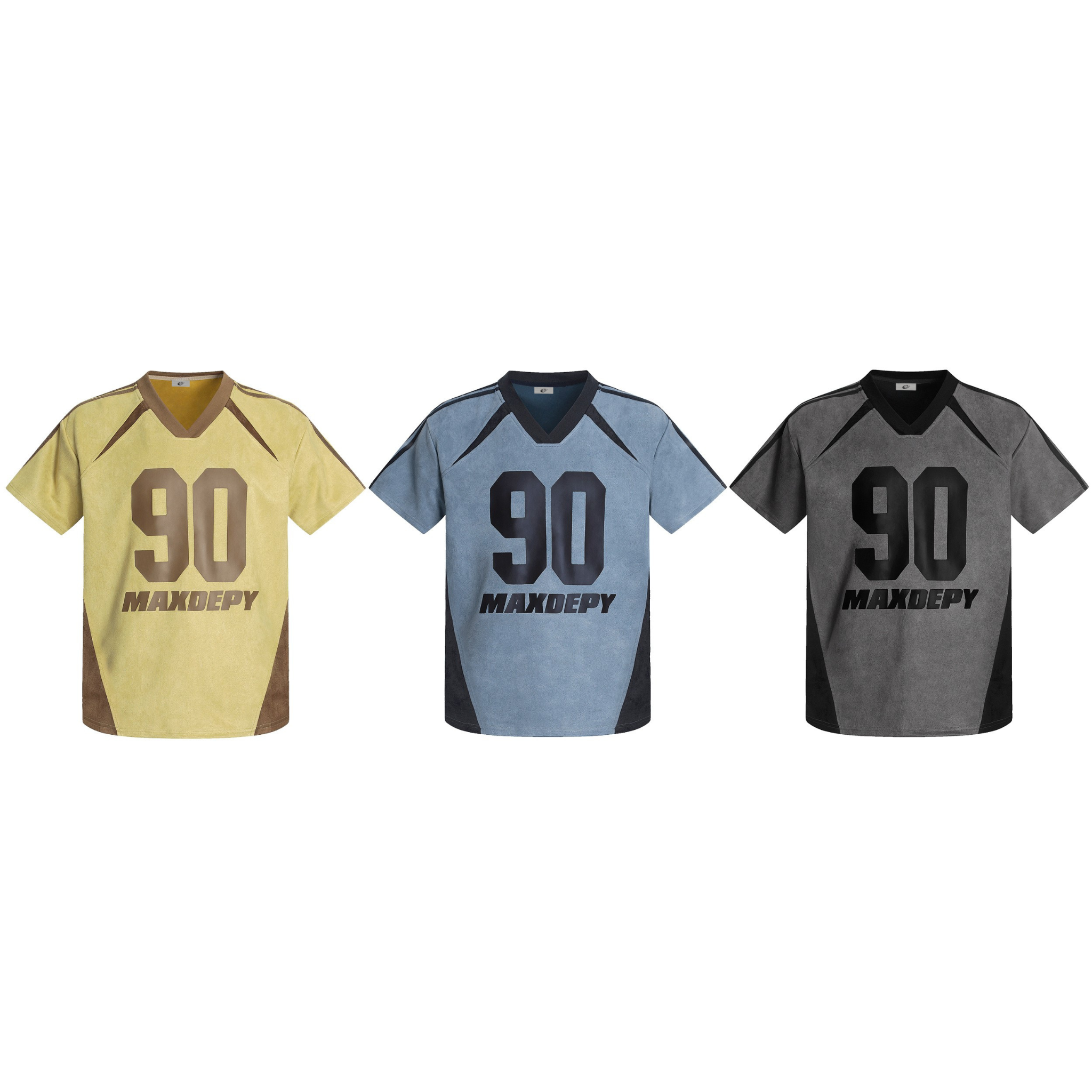Colorblock Varsity Mesh Jersey Tee | Number 90 Streetwear