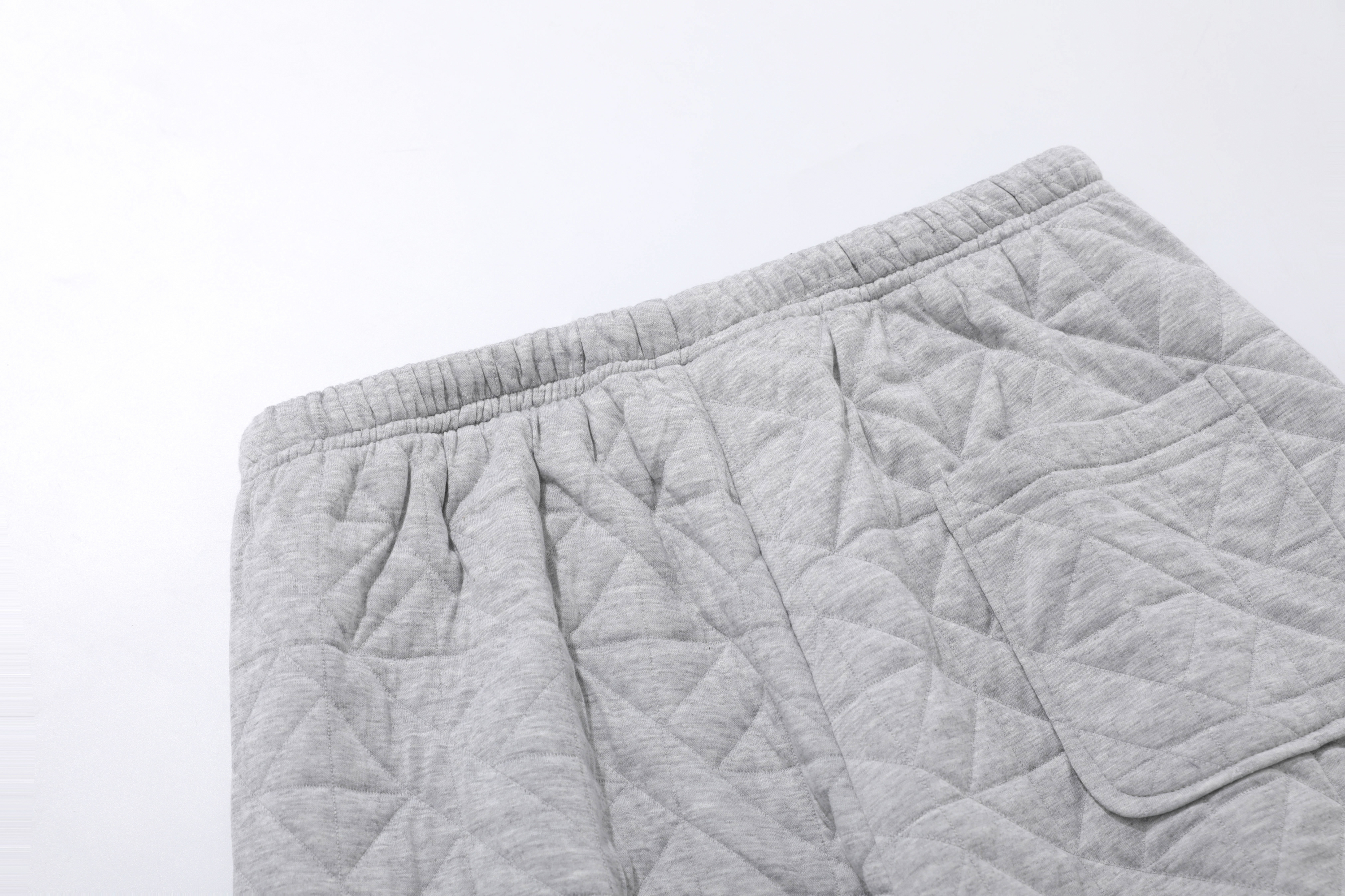 Quilted Wide-Leg Thermal Sweatpants | Insulated Streetwear
