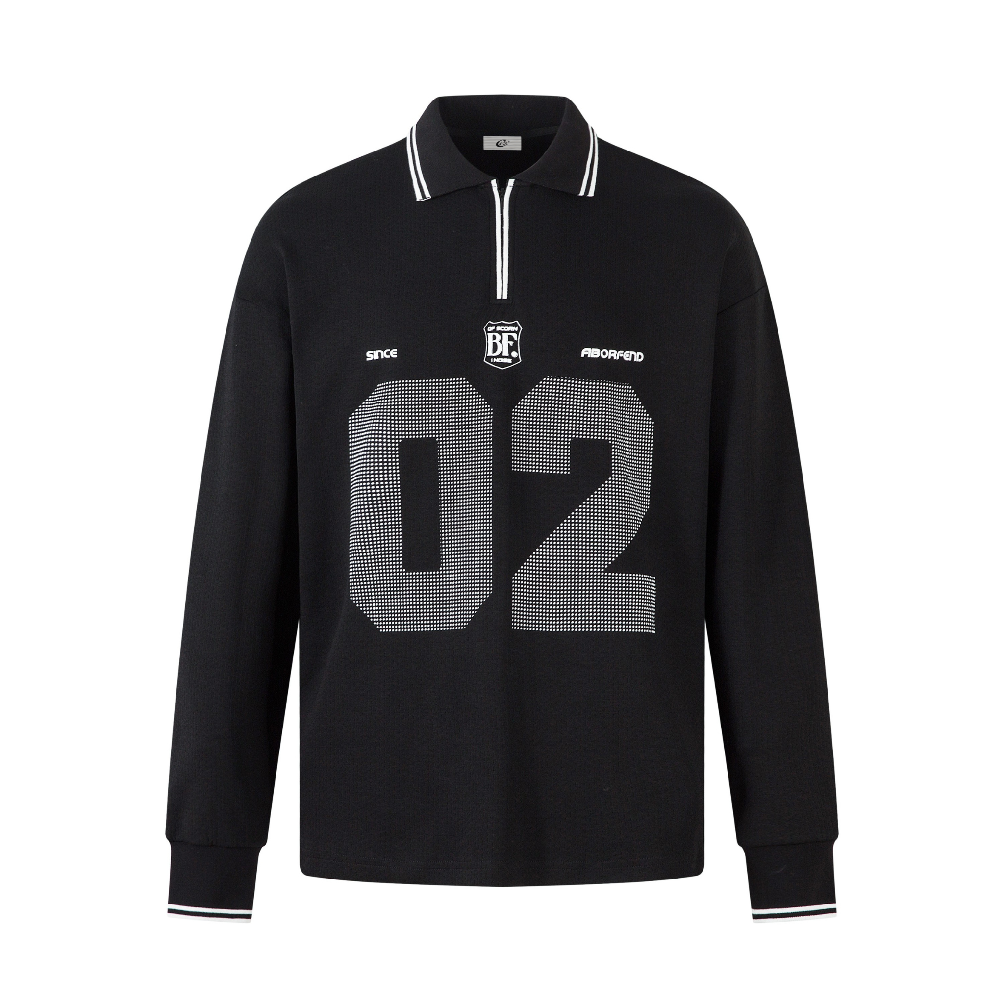 Varsity Mesh Polo Long Sleeve | Number 02 Collegiate Shirt