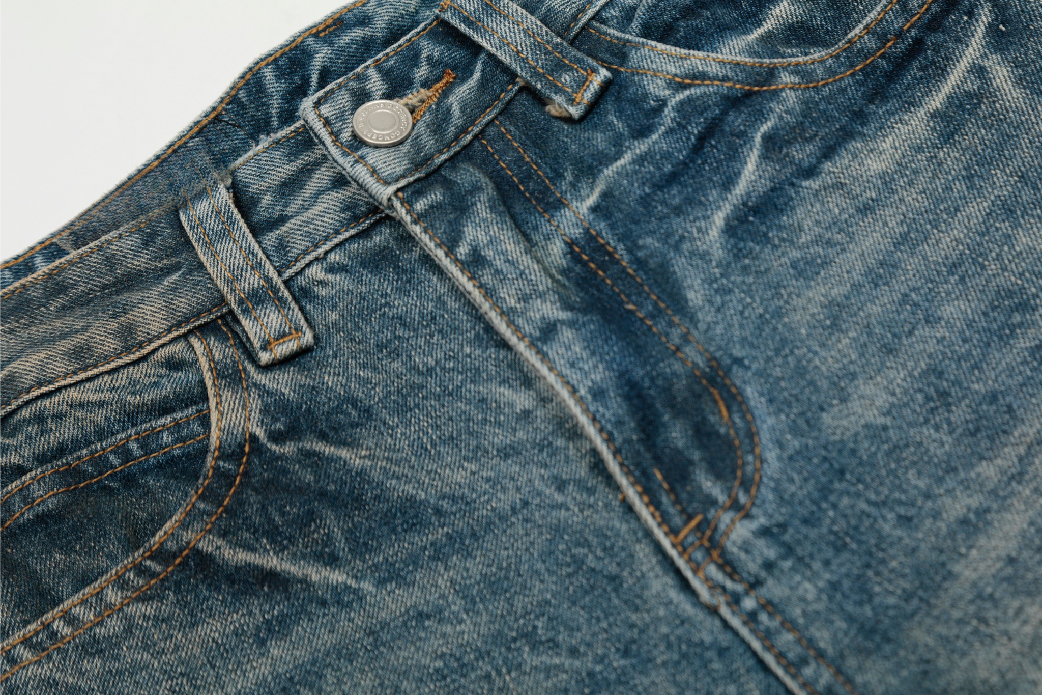 Omirad Sand-Washed Barrel Jeans | Wide Leg Vintage Denim