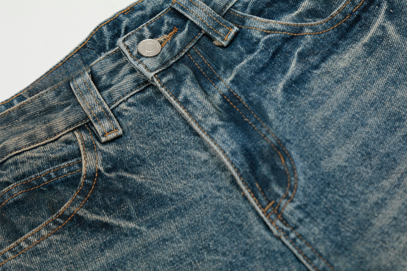 Omirad Sand-Washed Barrel Jeans | Wide Leg Vintage Denim