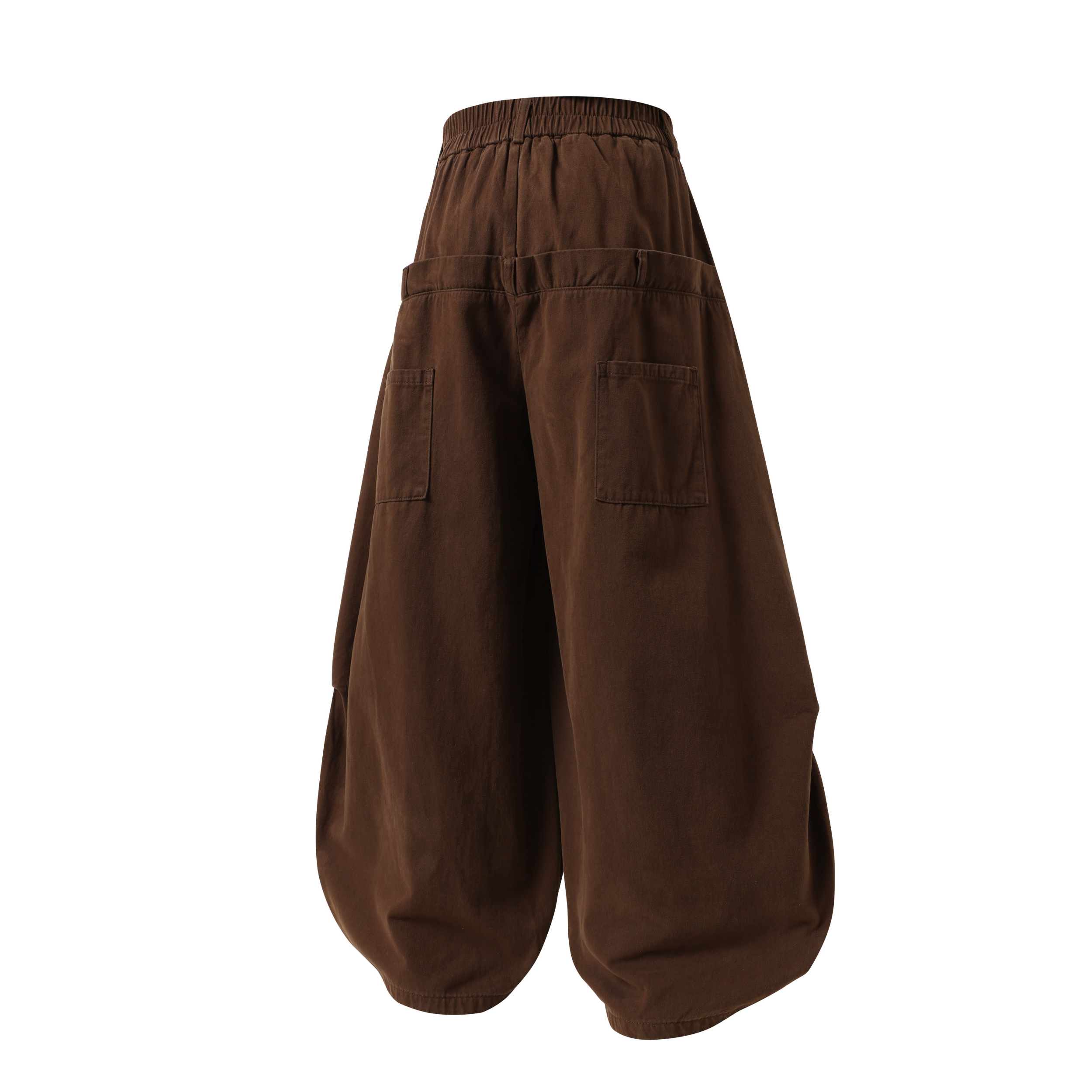 Omirad Classic Barrel Pants | Wide Leg Cotton Trousers