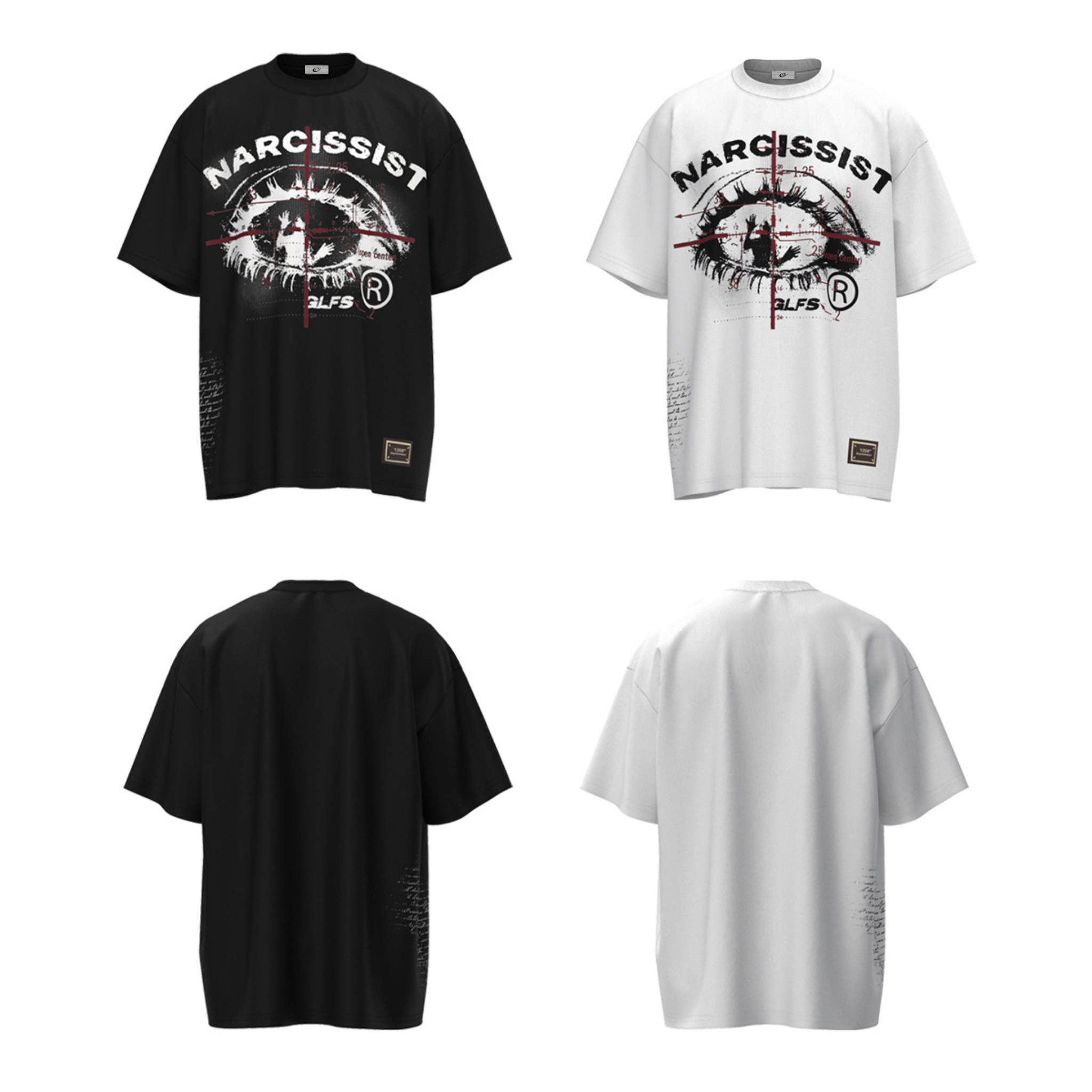 Omirad Narcissist Eye Graphic Tee | Streetwear Cotton T-Shirt