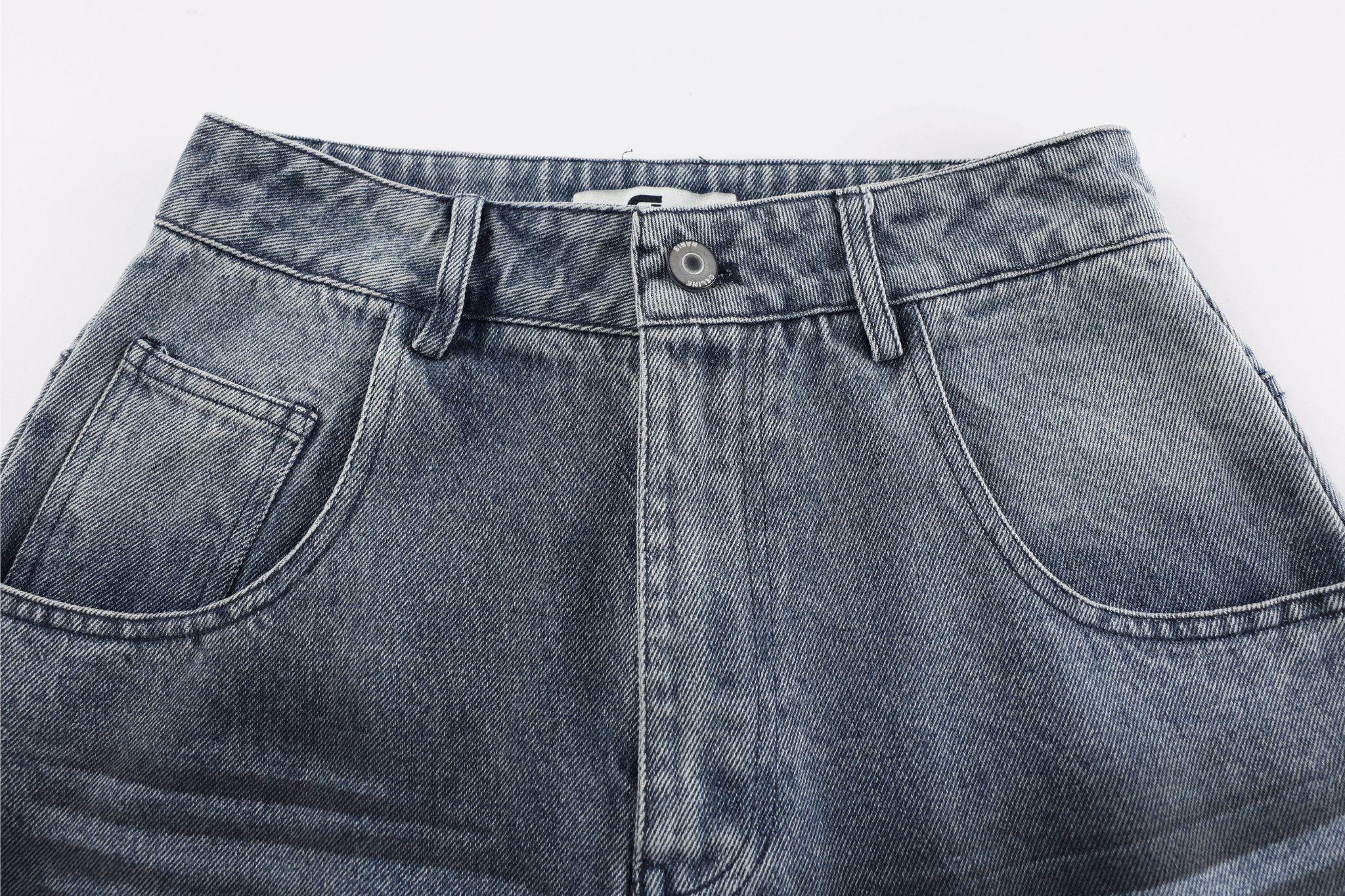Omirad Wave-Wash Barrel Jeans | Oversized Vintage Denim