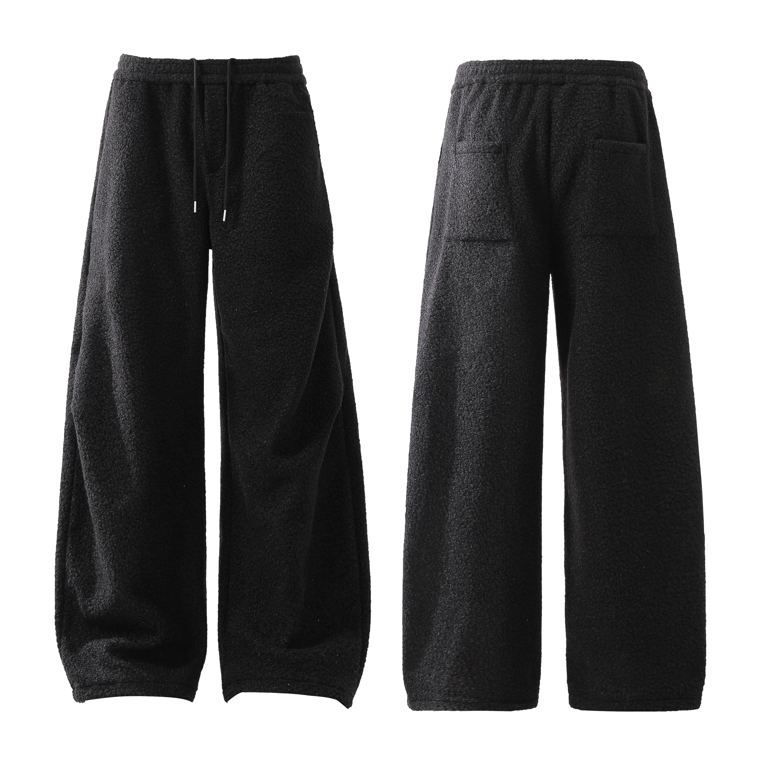 Omirad Plush Fleece Wide-Leg Sweatpants | Cozy Street Style