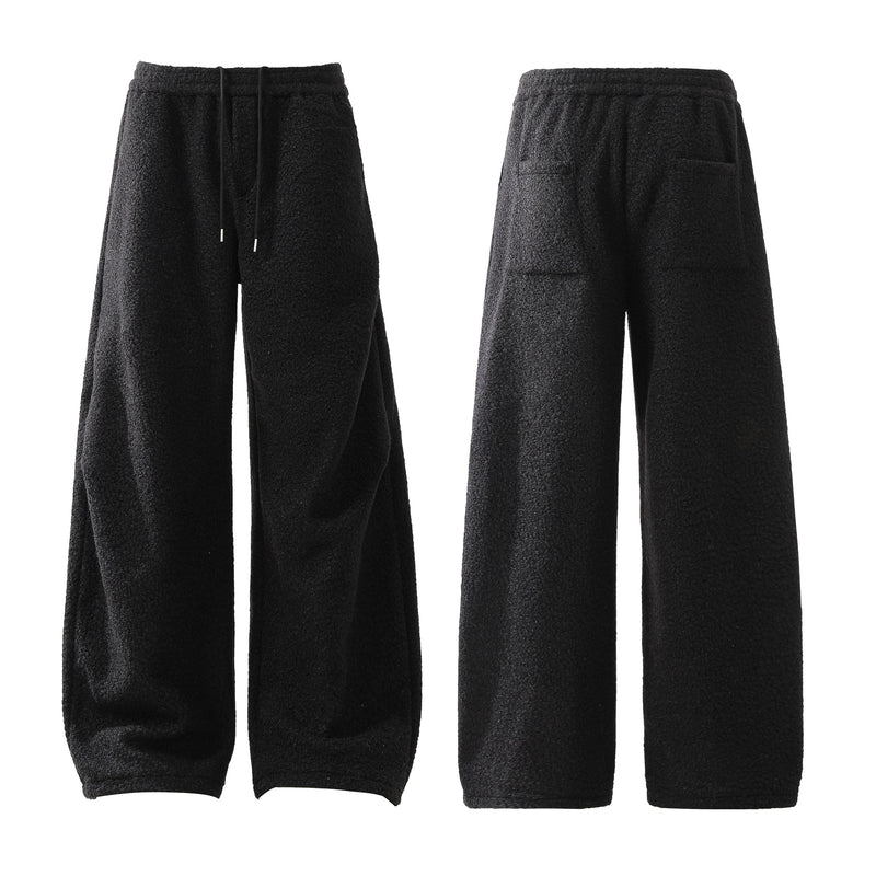 Omirad Plush Fleece Wide-Leg Sweatpants | Cozy Street Style