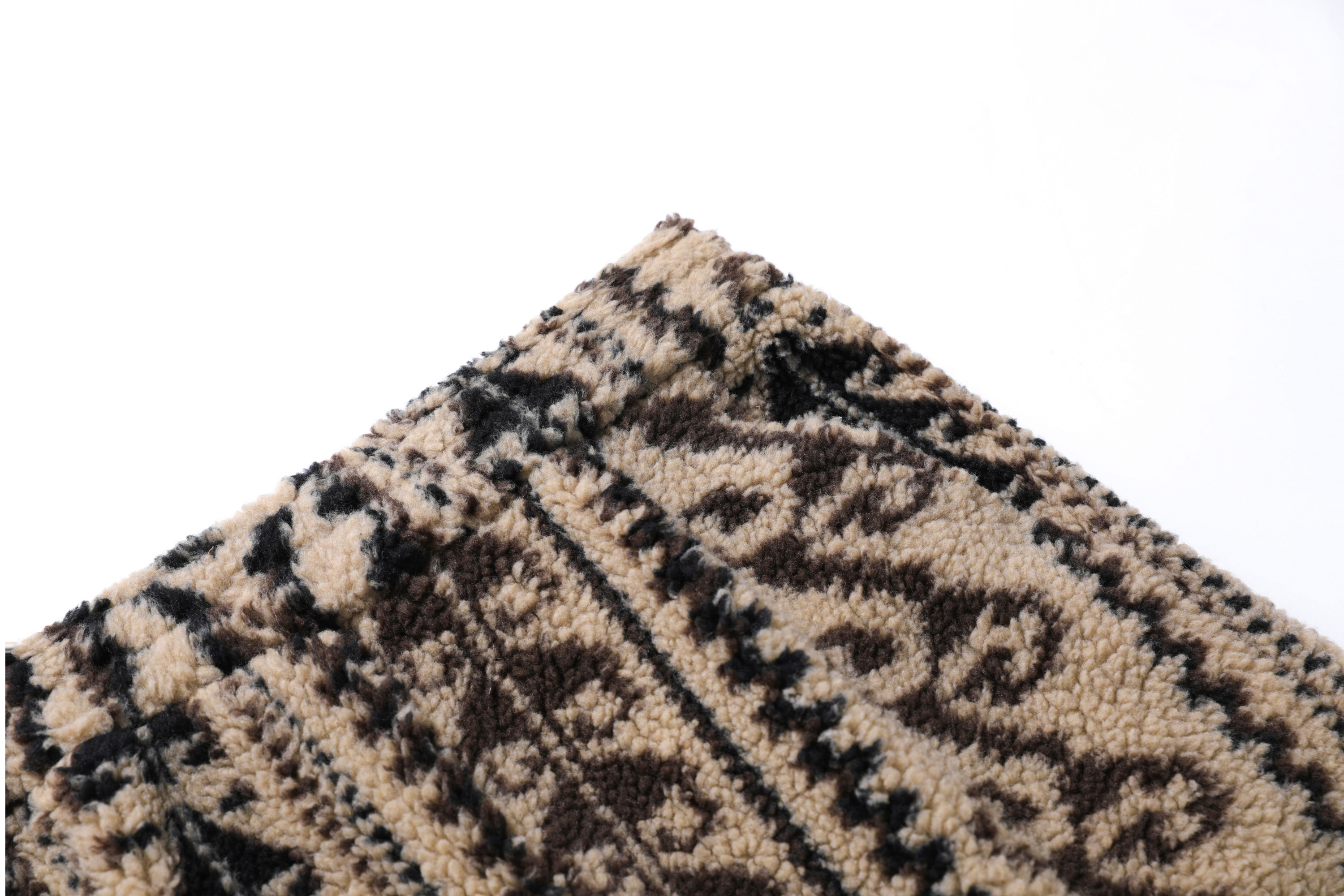 Tribal Jacquard Fleece Wide-Leg Pants | Omirad