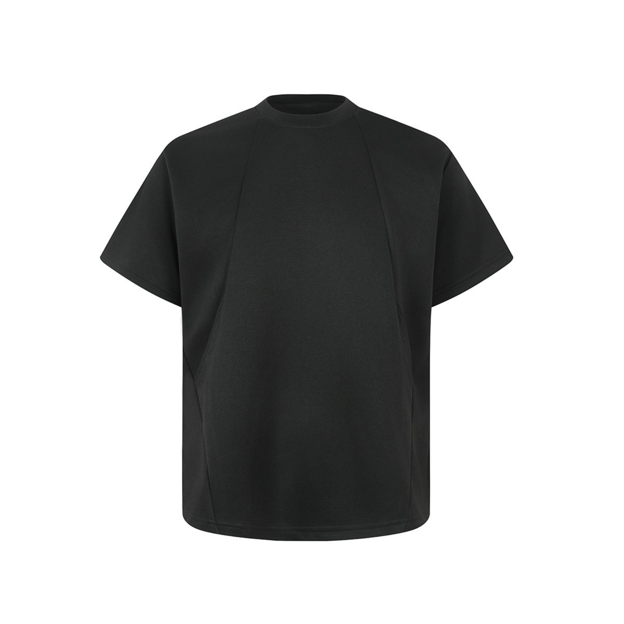 Omirad Minimal Cut Structured Oversized Tee | Geometric Seam