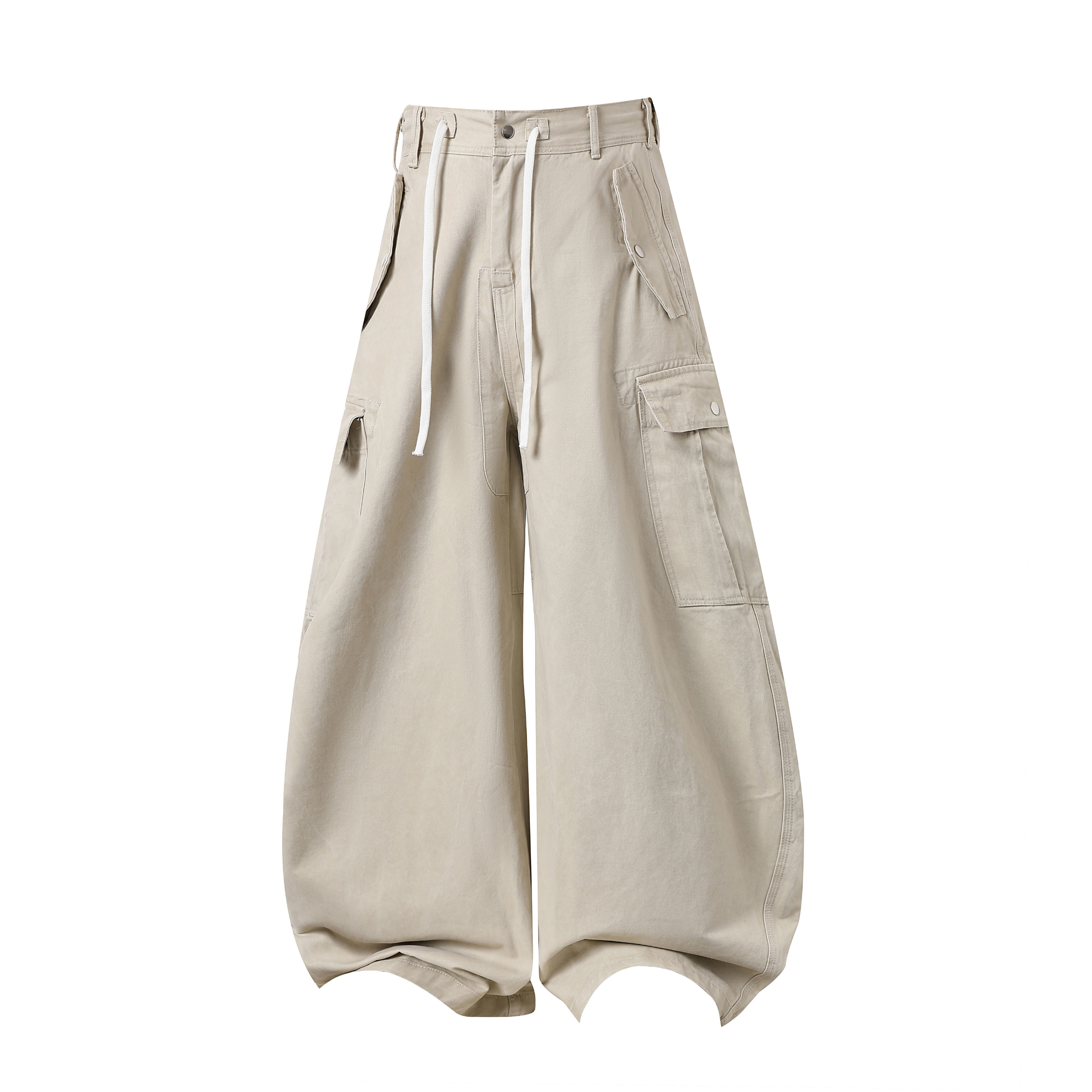 Omirad Utility Cargo Barrel Pants | Wide Leg Streetwear