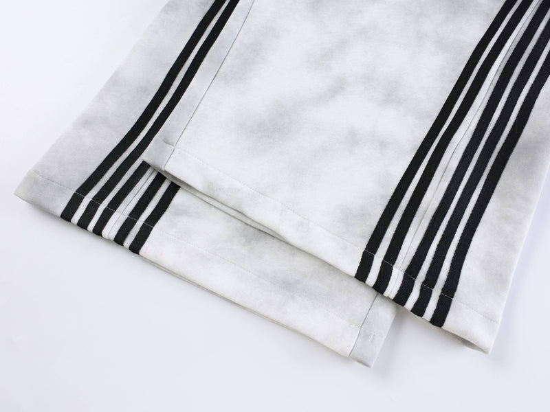 Barcode Graphic Wide-Leg Sweatpants | Streetwear Joggers