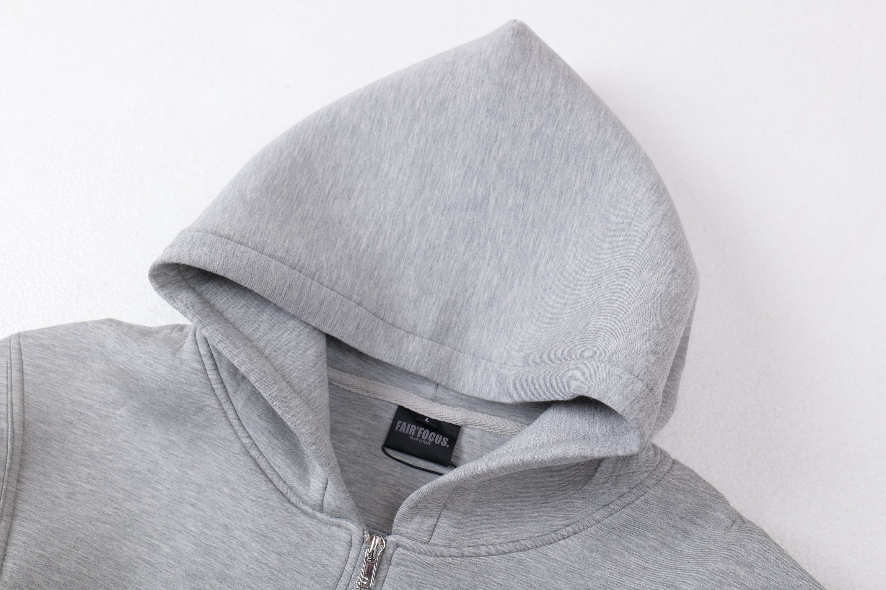 Omirad Minimal Recycled Zip-Up Hoodie | Structured Streetwear
